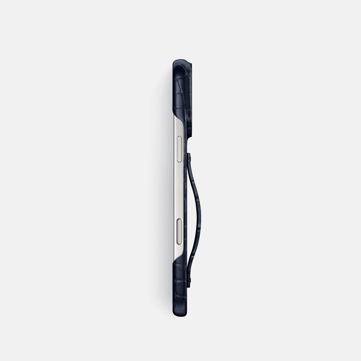 Finger Case For iPhone 18 Pro In Alligator -3 | Navy-Blue-Black