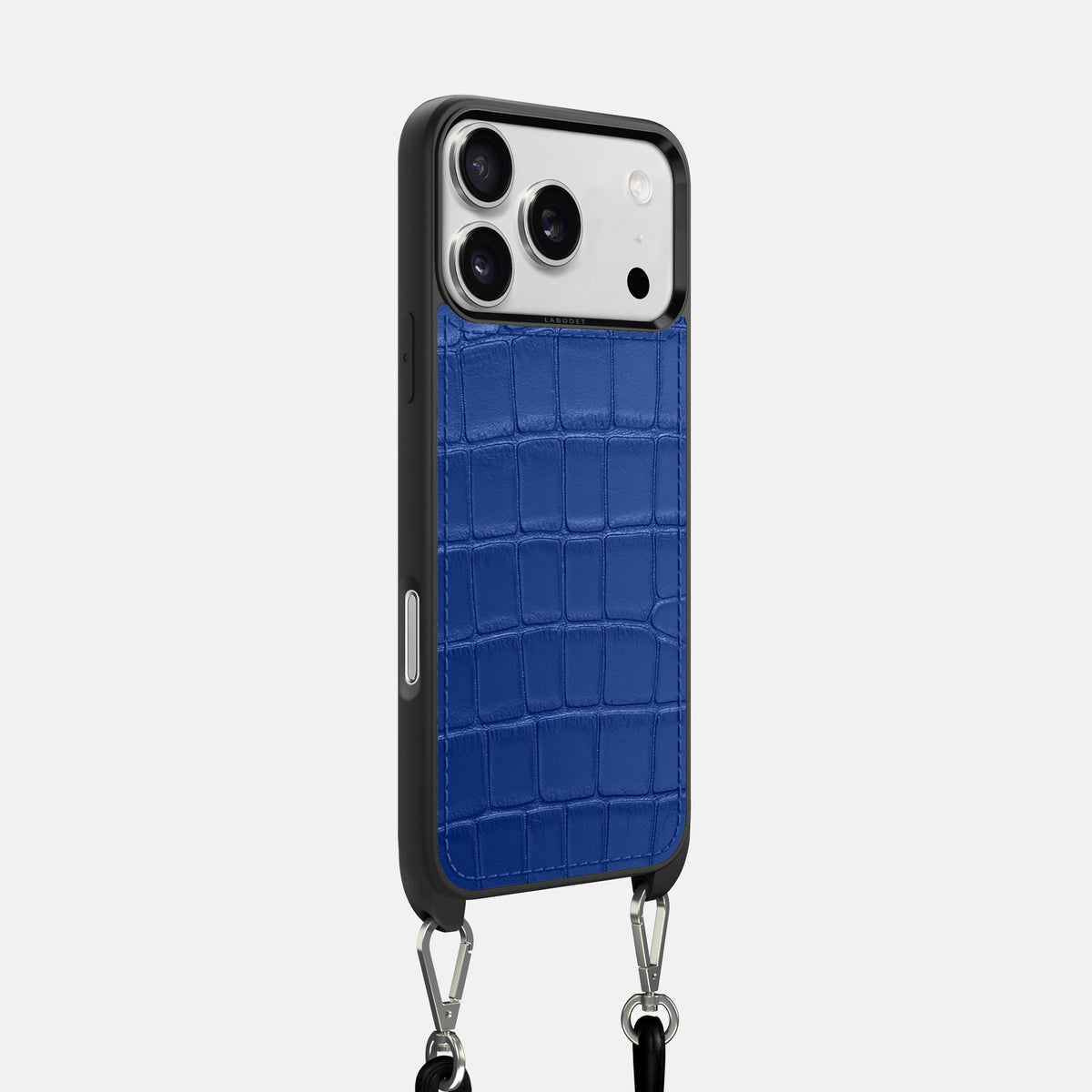 Crossbody Sport Case For iPhone 18 Pro In Alligator -2 | Royal-Blue