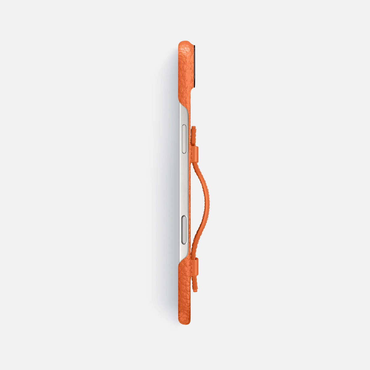 Handle Case For iPhone 17 Air In Calf -3 | Orange-Black
