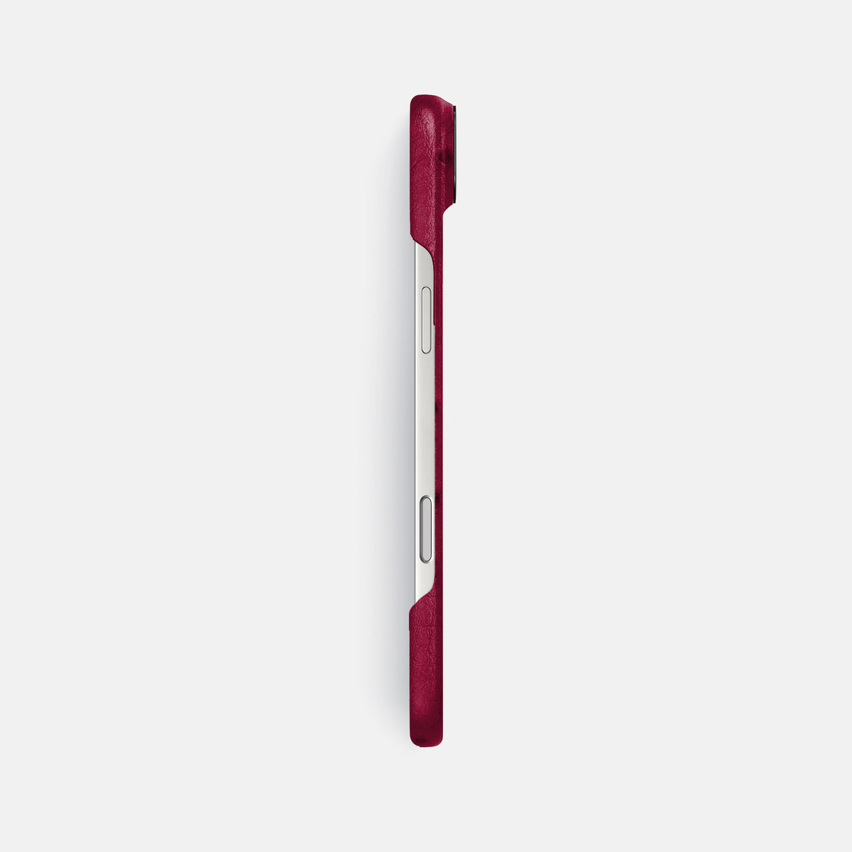 Classic Case For iPhone 17 Air In Ostrich -3 | Bordeaux-Black