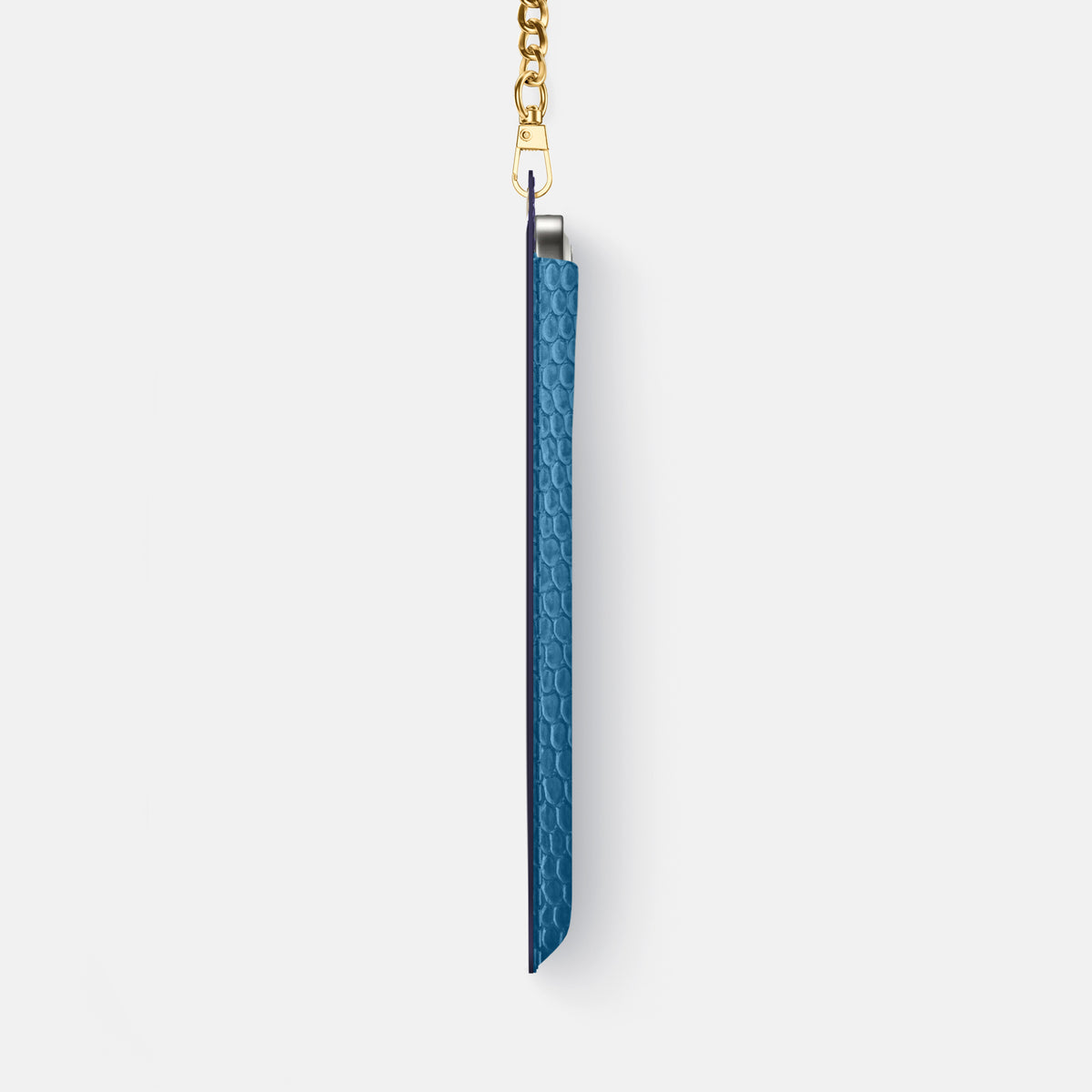 Crossbody Bag For iPhone 17 Air In Lizard -4 | Blue-Gold