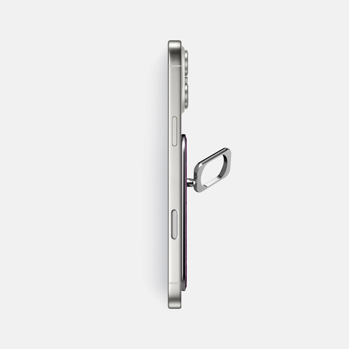 MagSafe Ring For iPhone 17 Pro Max In Calf -3 | Violet-Steel
