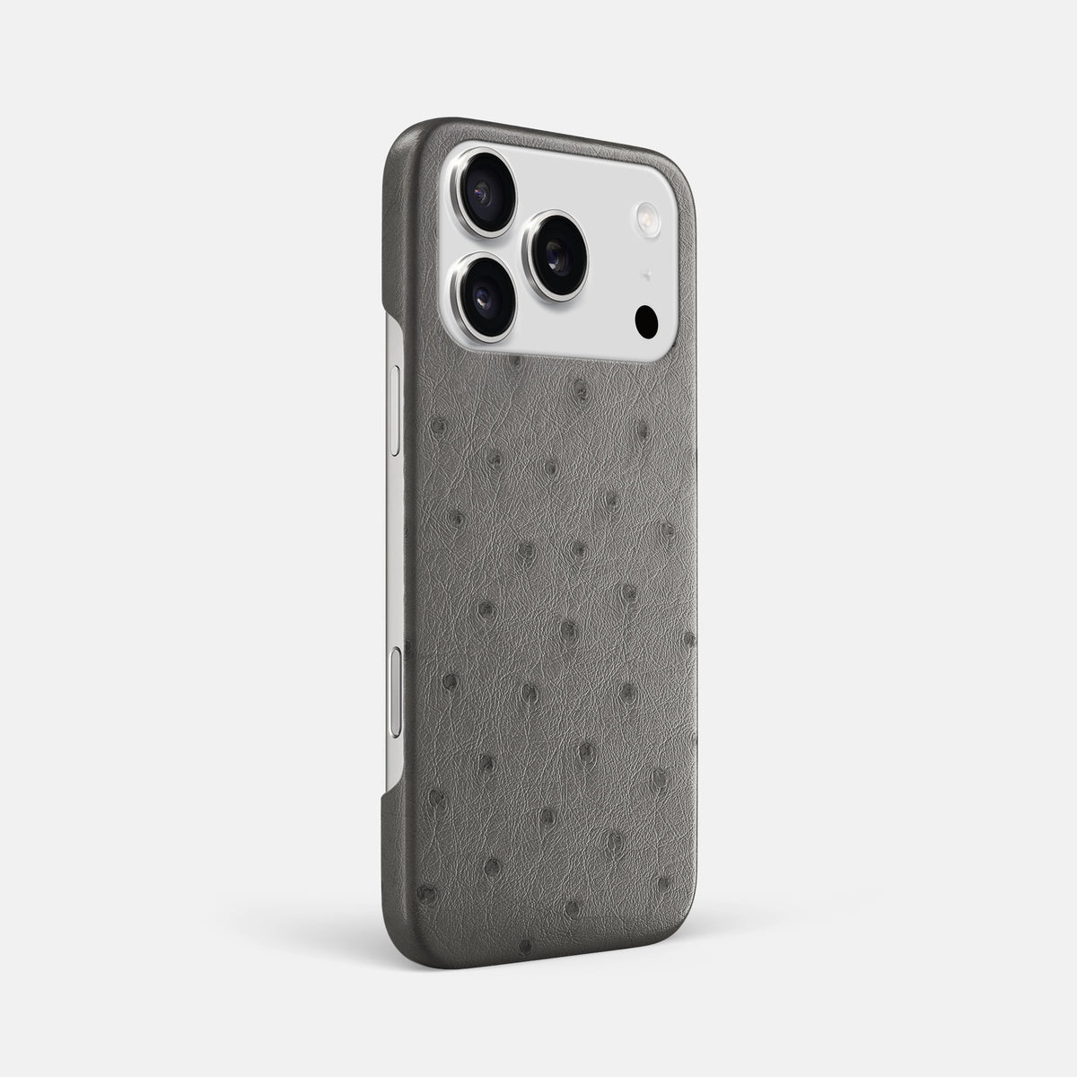 Slim Case For iPhone 17 Pro Max In Ostrich -2 | Grey