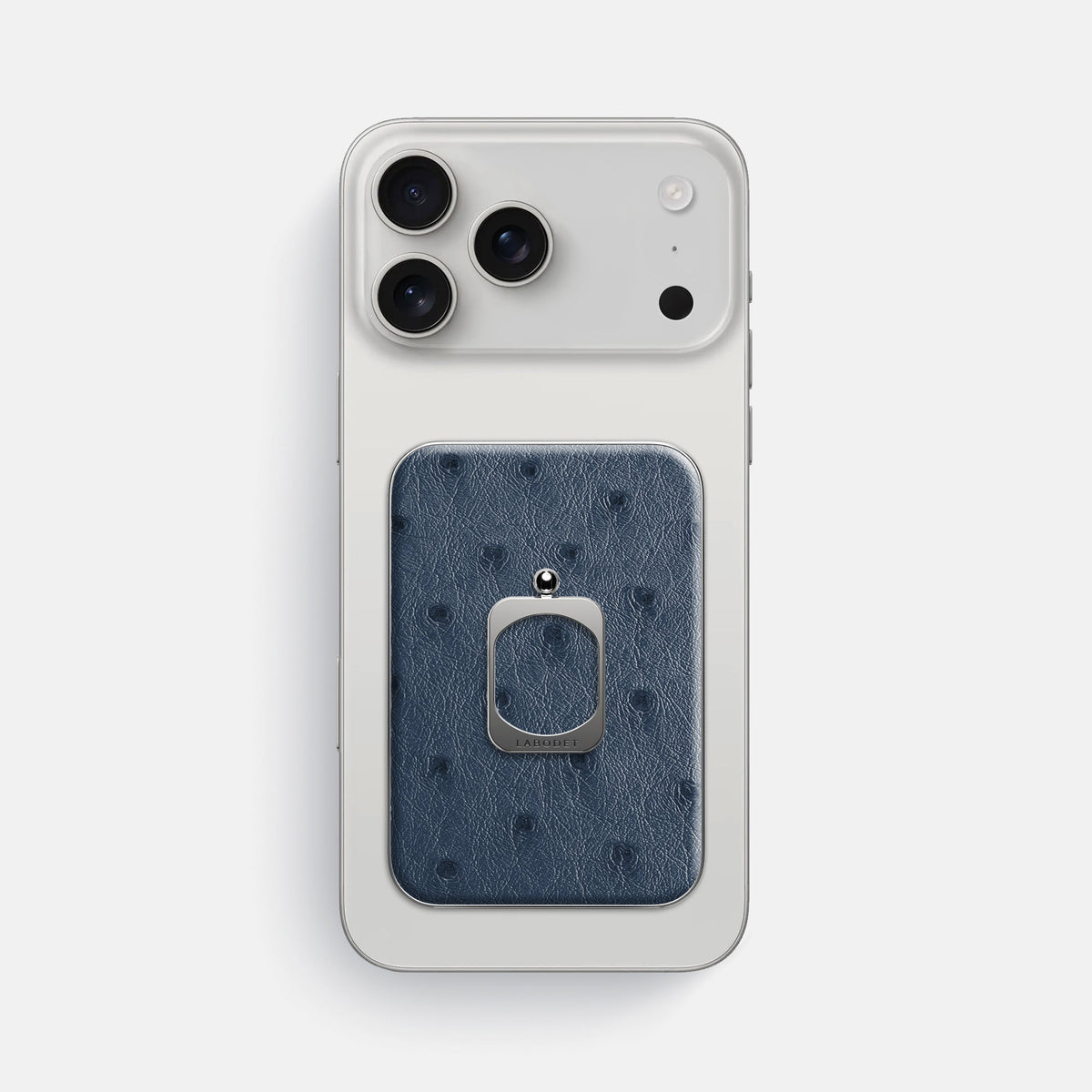 MagSafe Ring For iPhone 18 Pro Max In Ostrich -2 | Navy-Blue-Steel