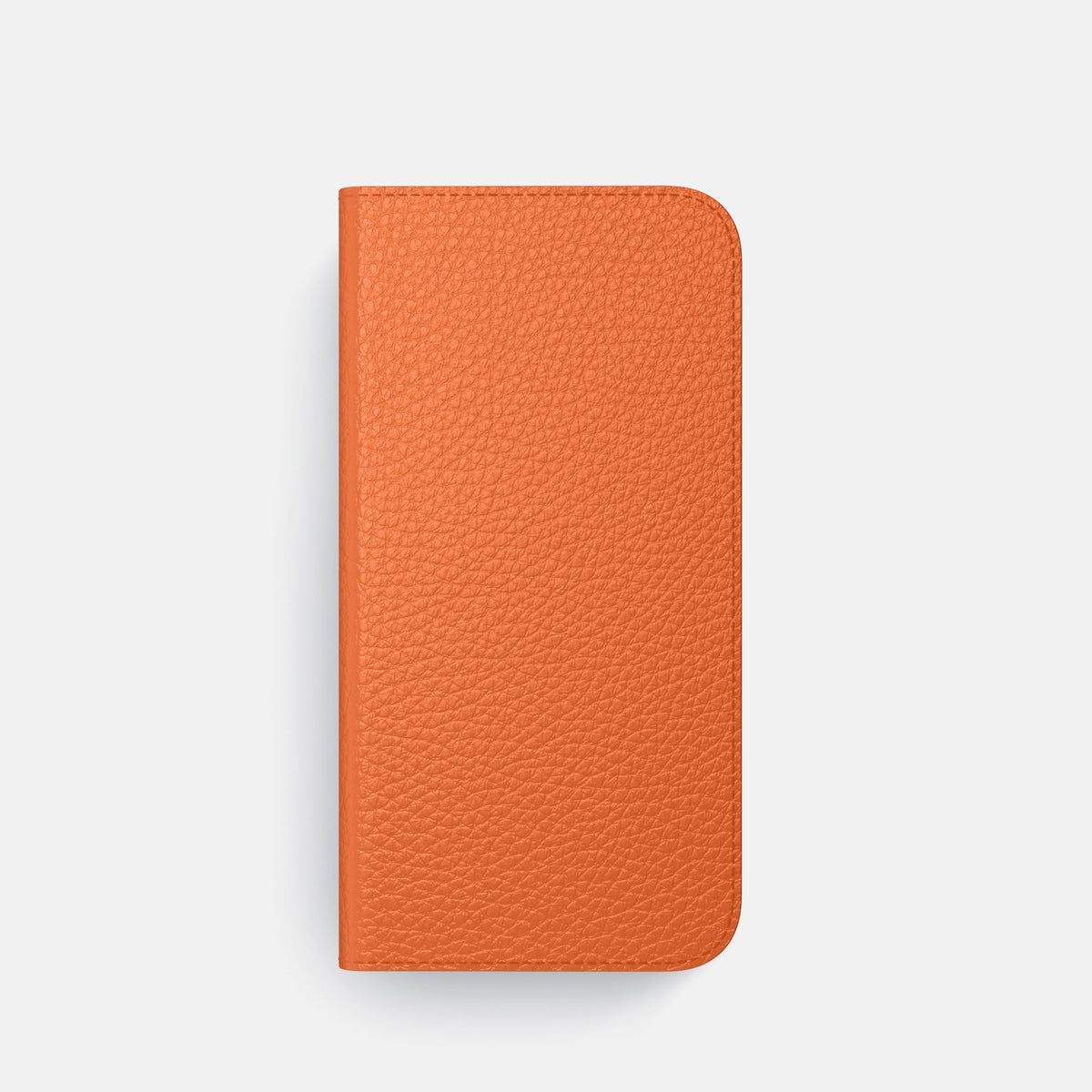Folio Slim Case For iPhone 18 Pro In Calf -4 | Orange