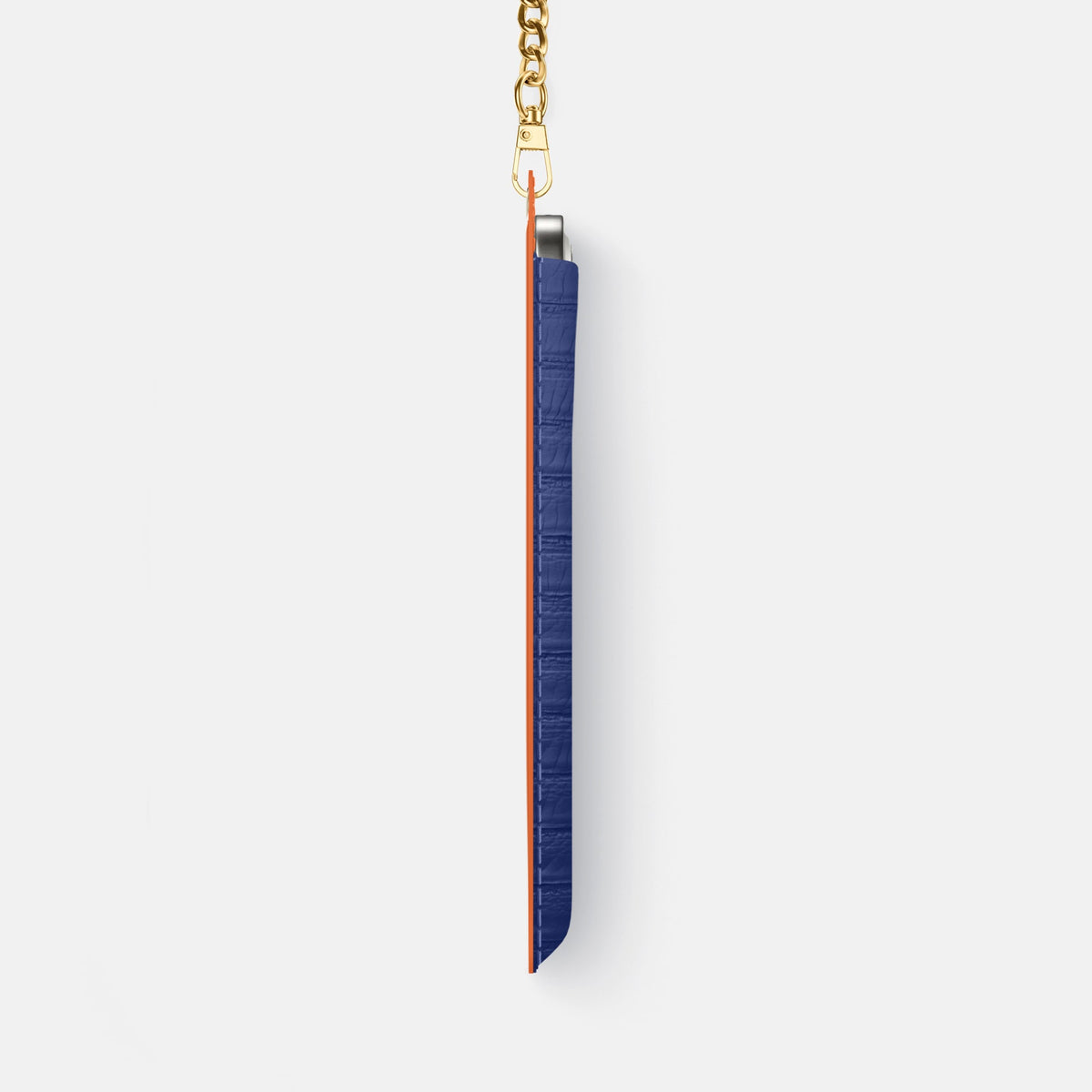 Crossbody Bag For iPhone 18 Pro Max In Python -4 | Royal-Blue-Gold