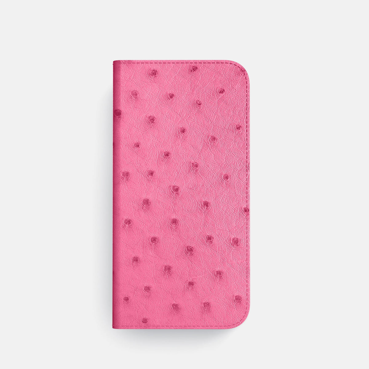 Folio Case For iPhone 18 Pro In Ostrich -4 | Pink-Black
