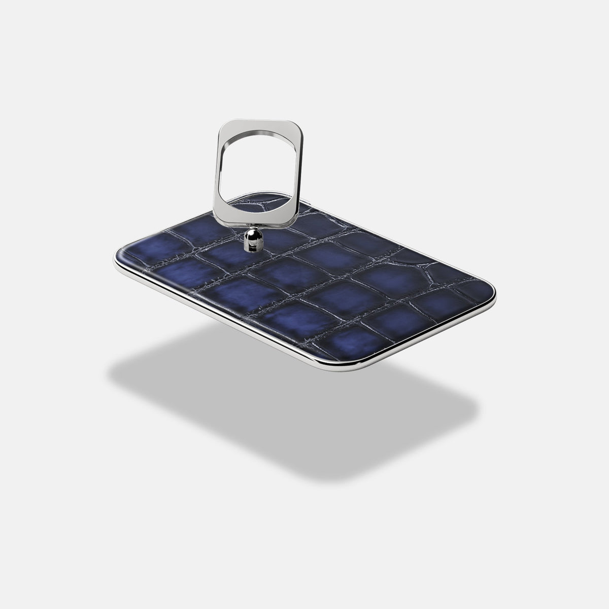 MagSafe Ring For iPhone 18 Pro Max In Patina Alligator -4 | Havana-Blue-Steel