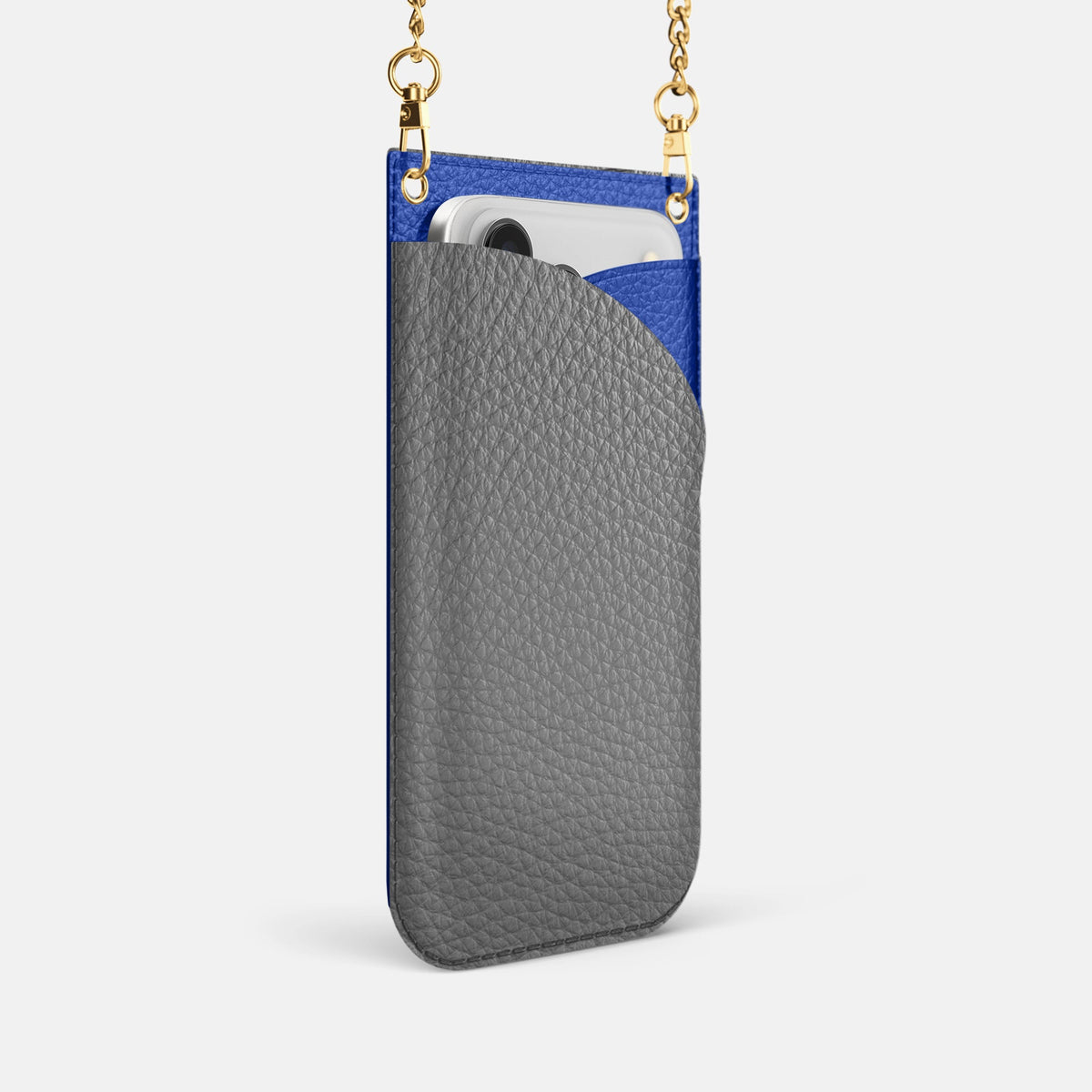 Crossbody Bag For iPhone 18 Pro In Calf -2 | Souris-Gold