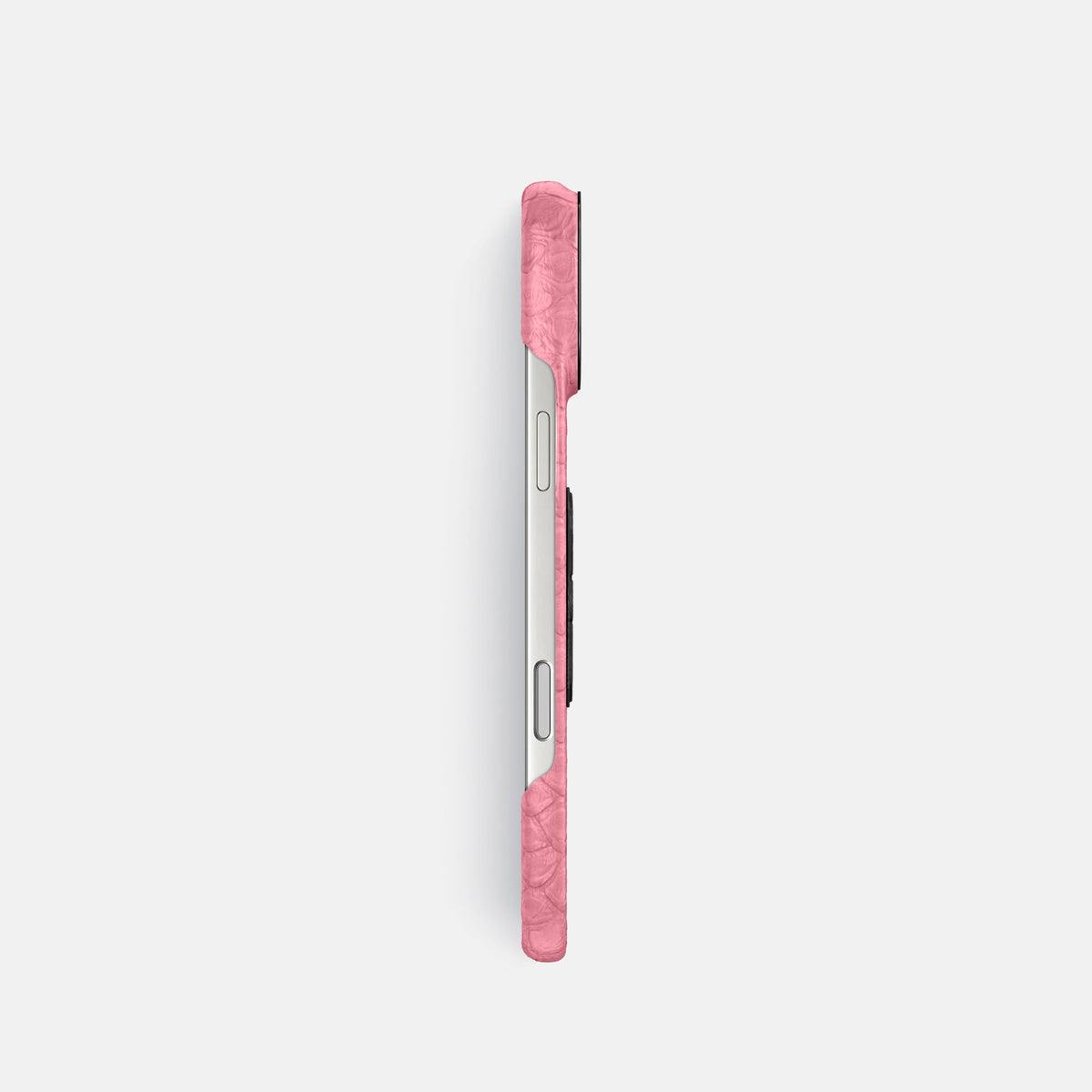 Classic Case With Carbon Skull For iPhone 18 Pro In Python -3 | Pink-Black