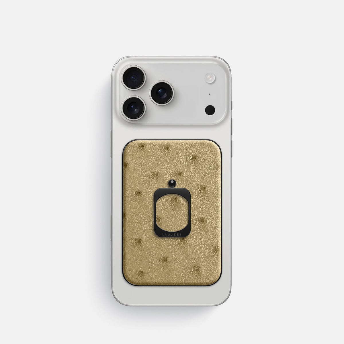 MagSafe Ring For iPhone 18 Pro In Ostrich -2 | Desert-Sand-Black