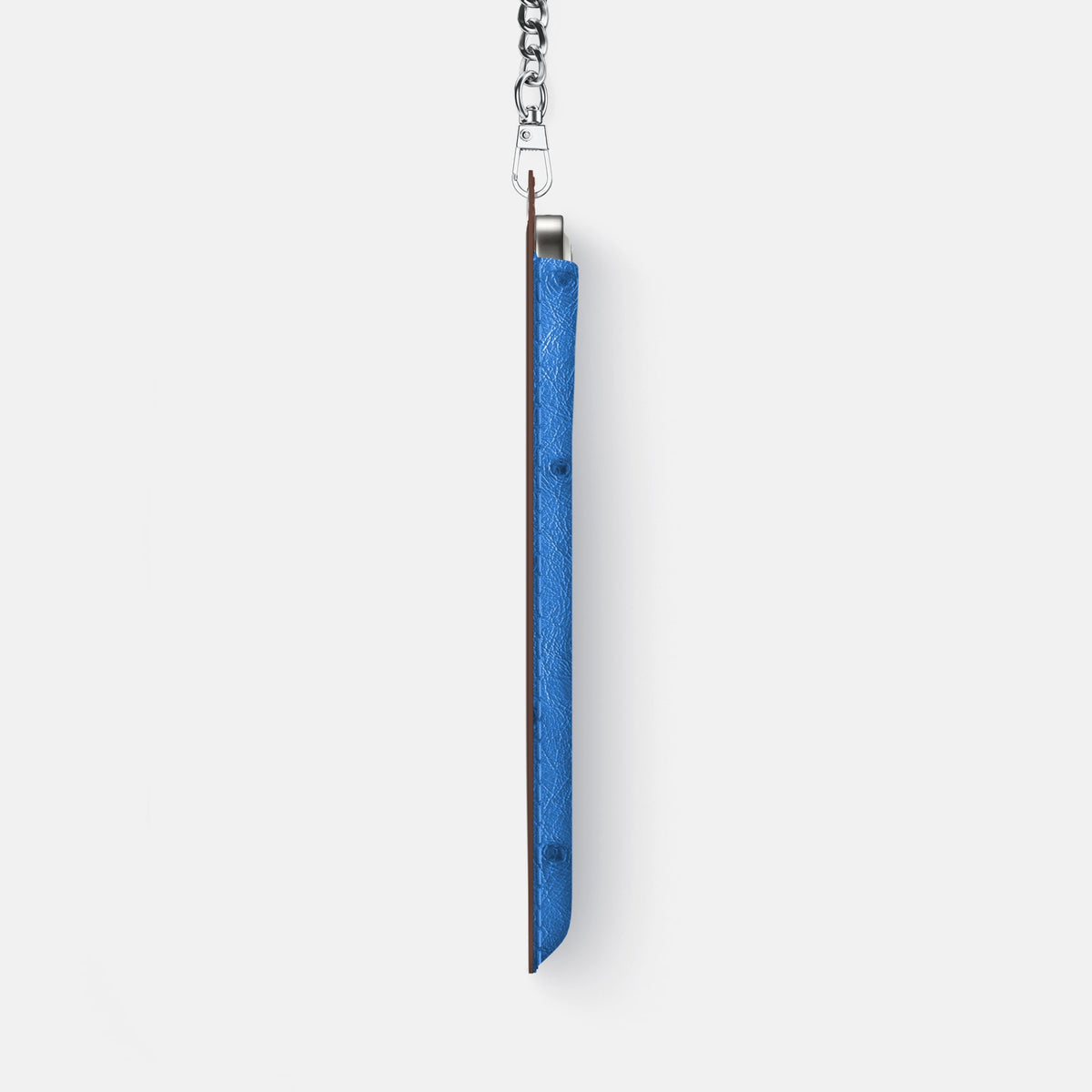 Crossbody Bag For iPhone 18 Pro Max In Ostrich -4 | Royal-Blue-Steel