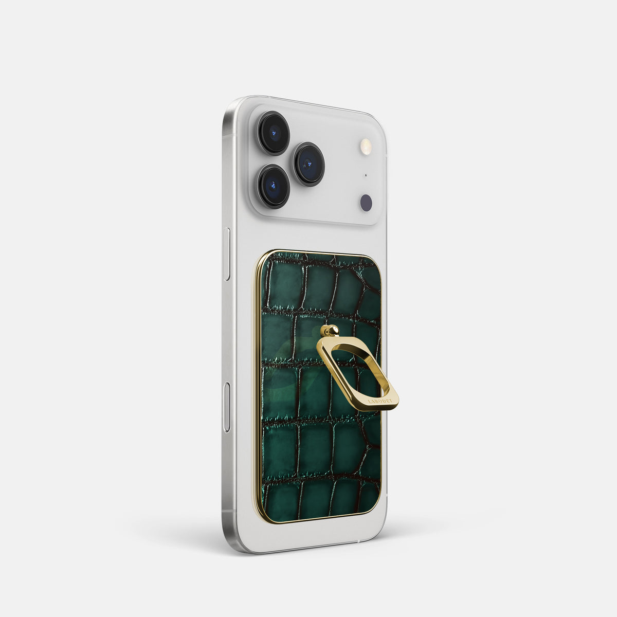 MagSafe Ring For iPhone 17 Pro In Patina Alligator -1 | Green-Gold