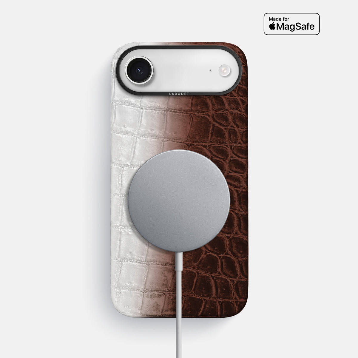 Classic Case For iPhone 17 Air In Himalayan Crocodile -4 | Dark-Brown-Black