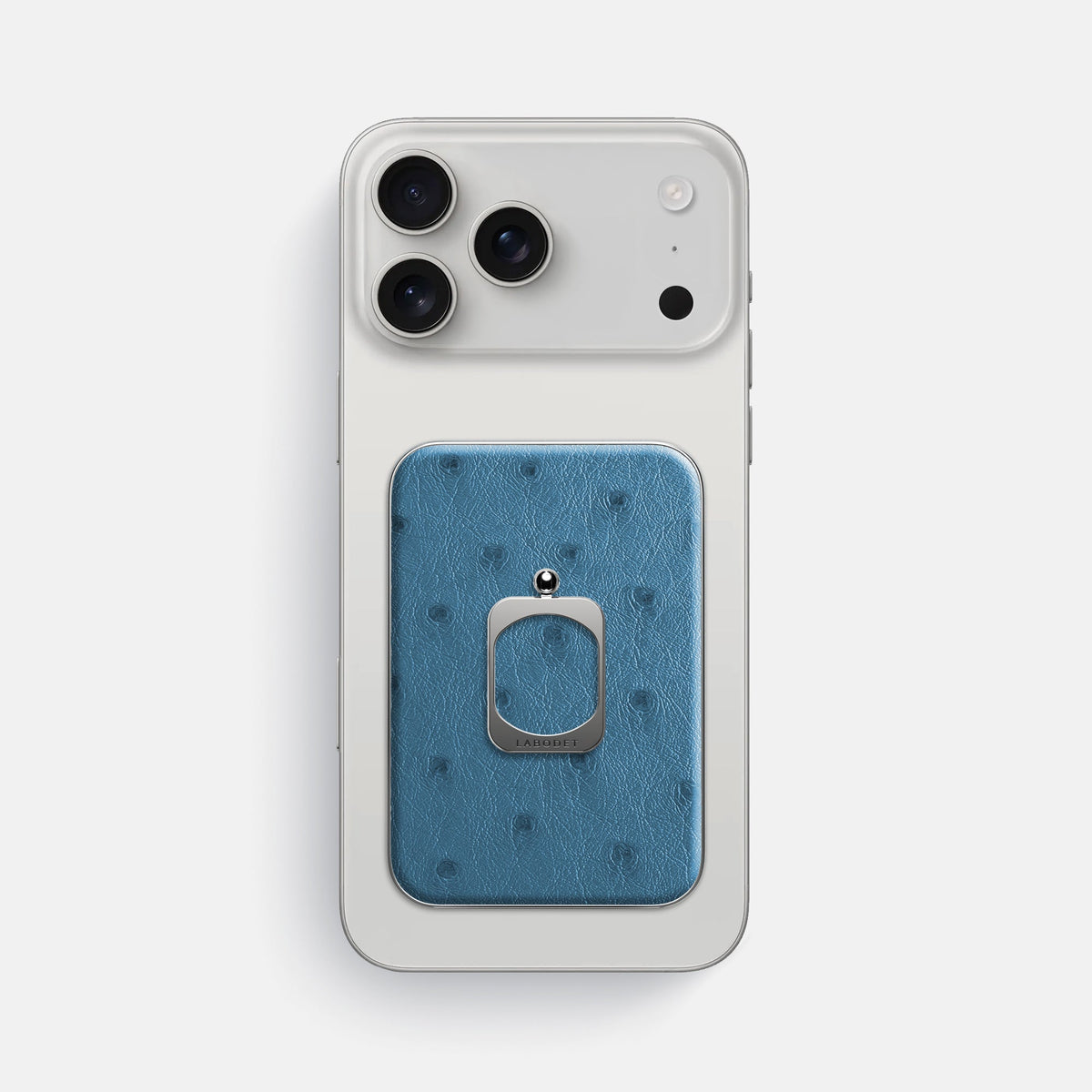 MagSafe Ring For iPhone 18 Pro Max In Ostrich -2 | Blue-Jeans-Steel