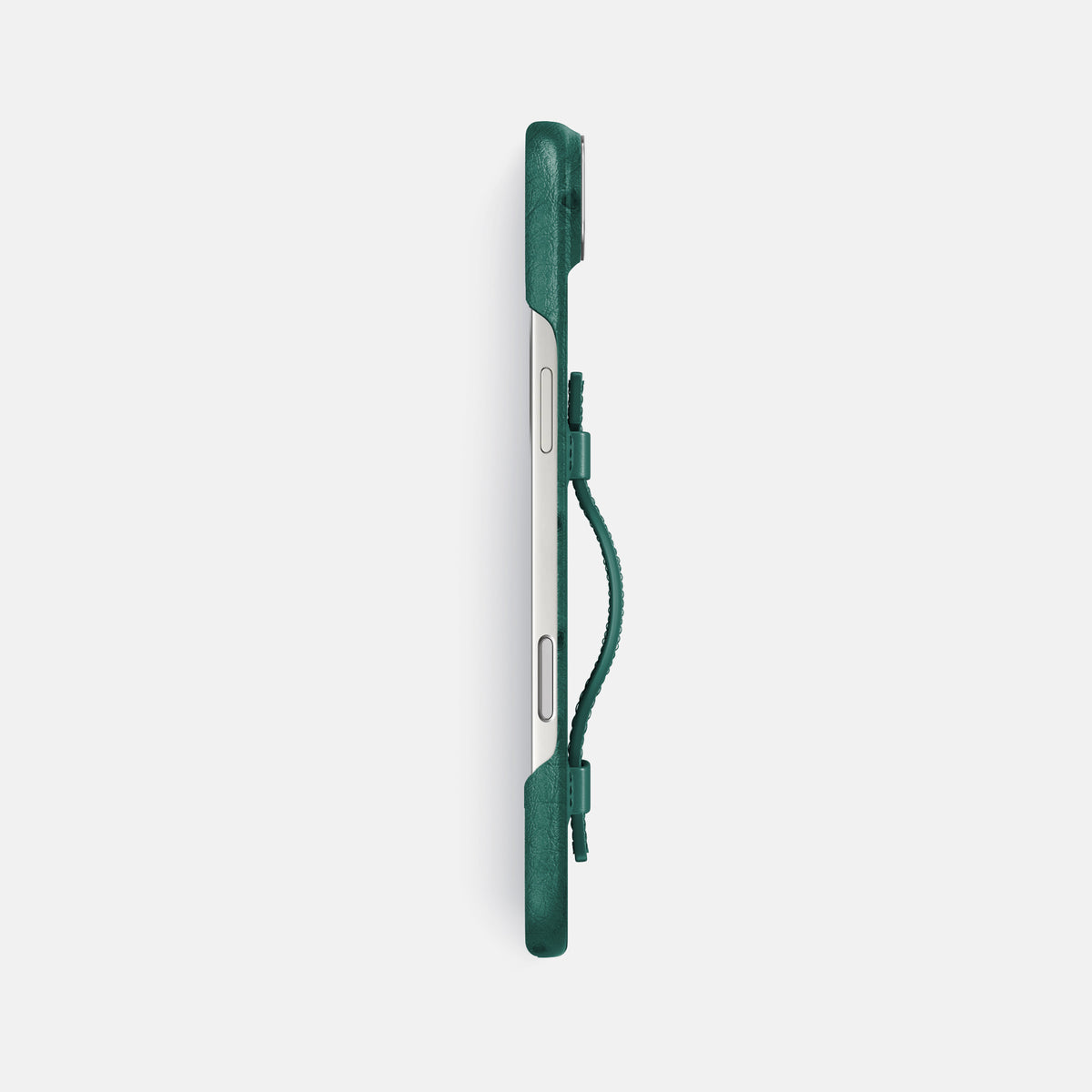 Handle Case For iPhone 17 Air In Ostrich -3 | Forest-Green-Steel