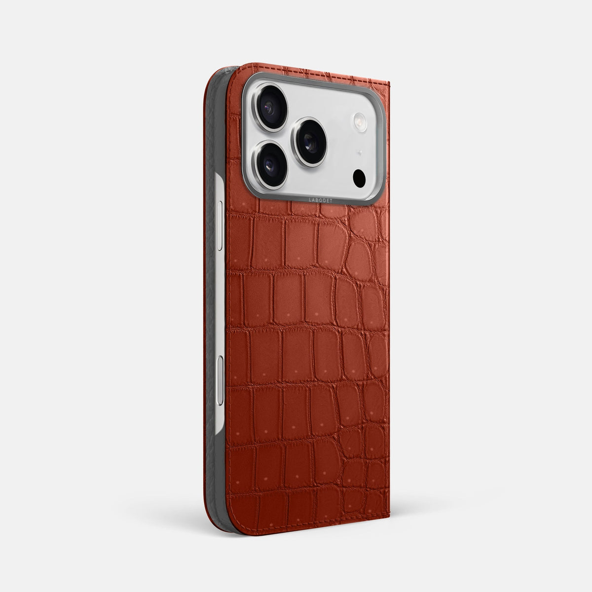 Folio Case For iPhone 17 Pro Max In Porosus Crocodile