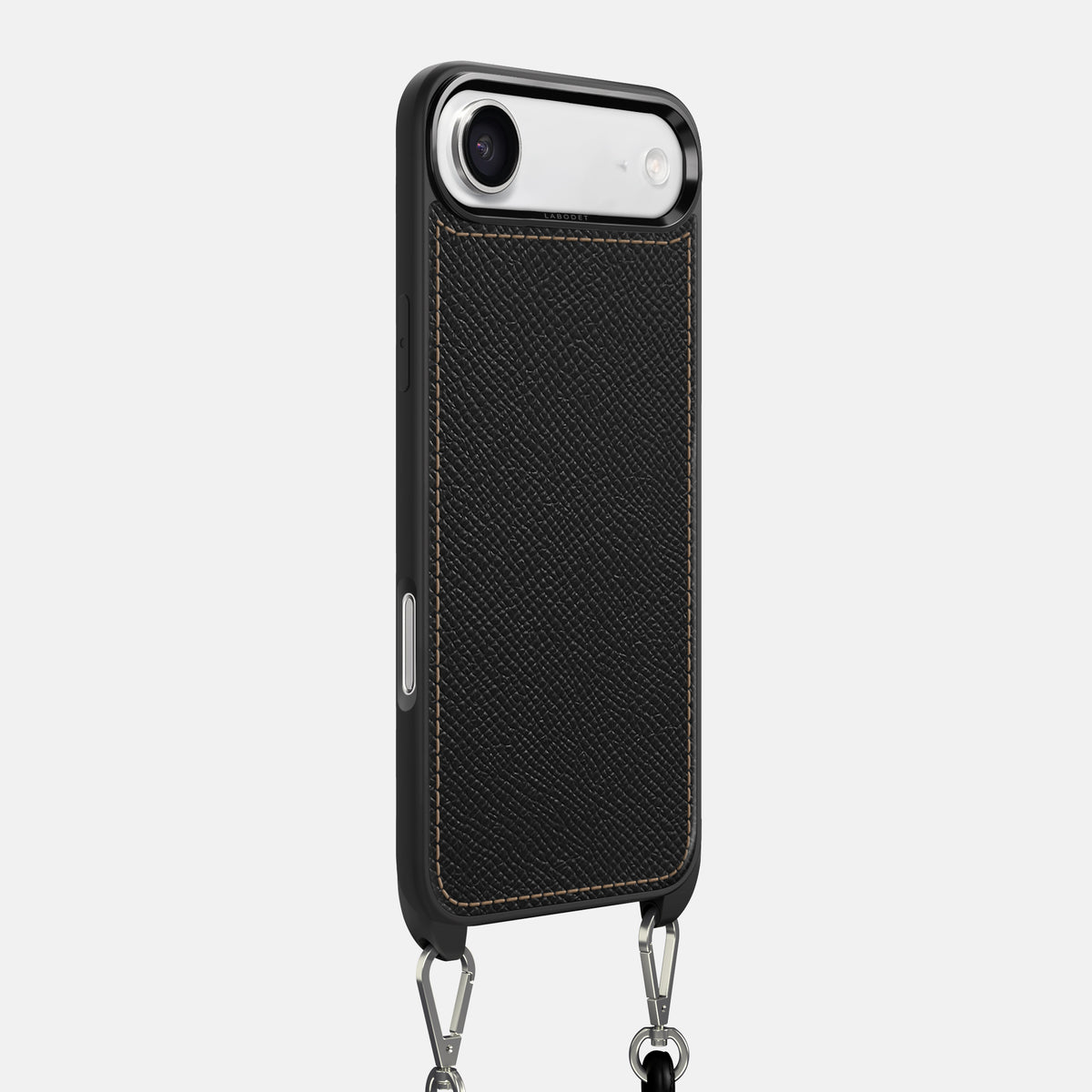 Crossbody Sport Case For iPhone 17 Air In Epsom-Style Calf -2 | Black