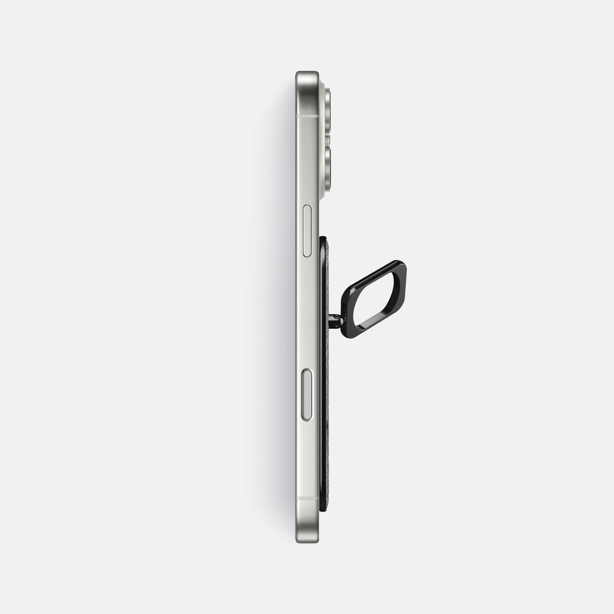 MagSafe Ring For iPhone 17 Pro Max In Ostrich -3 | Grey-Black