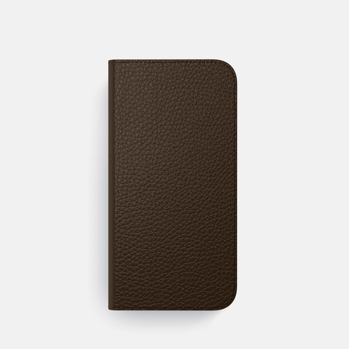Folio Slim Case For iPhone 17 Pro In Calf -4 | Dark-Brown