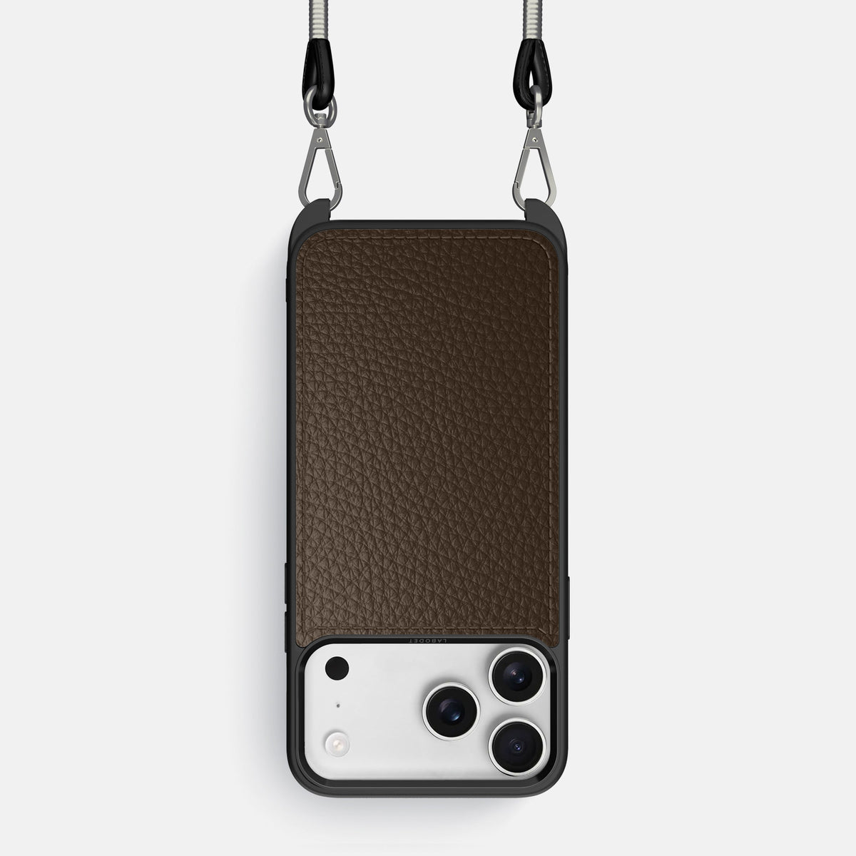 Crossbody Sport Case For iPhone 18 Pro In Calf -1 | Dark-Brown