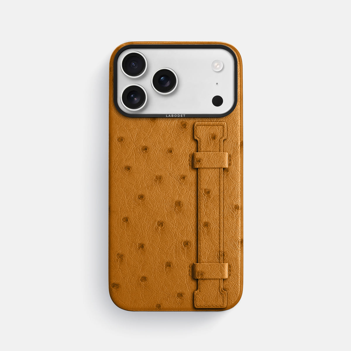 Handle Case For iPhone 17 Pro Max In Ostrich -1 | Chestnut-Black
