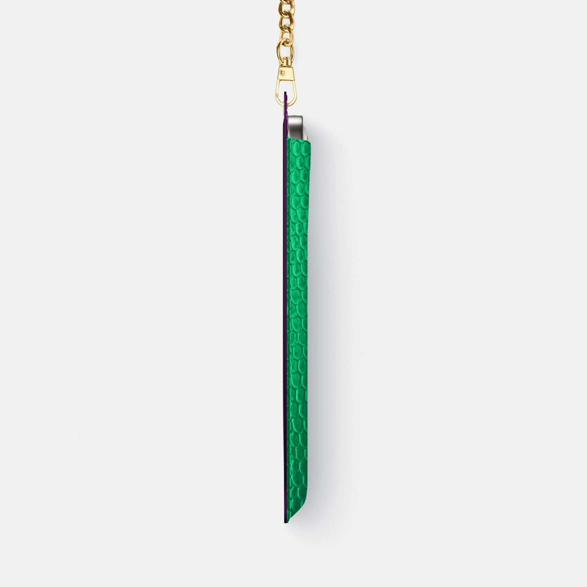 Crossbody Bag For iPhone 18 Pro Max In Lizard -4 | Apple-Green-Gold