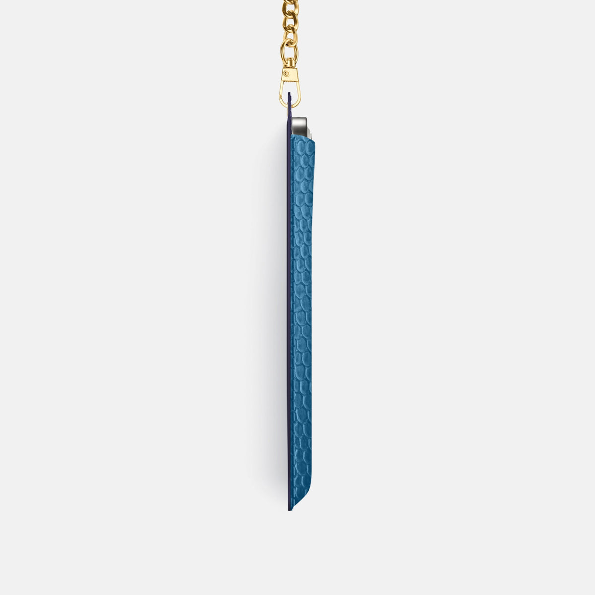 Crossbody Bag For iPhone 18 Pro In Lizard -4 | Blue-Gold