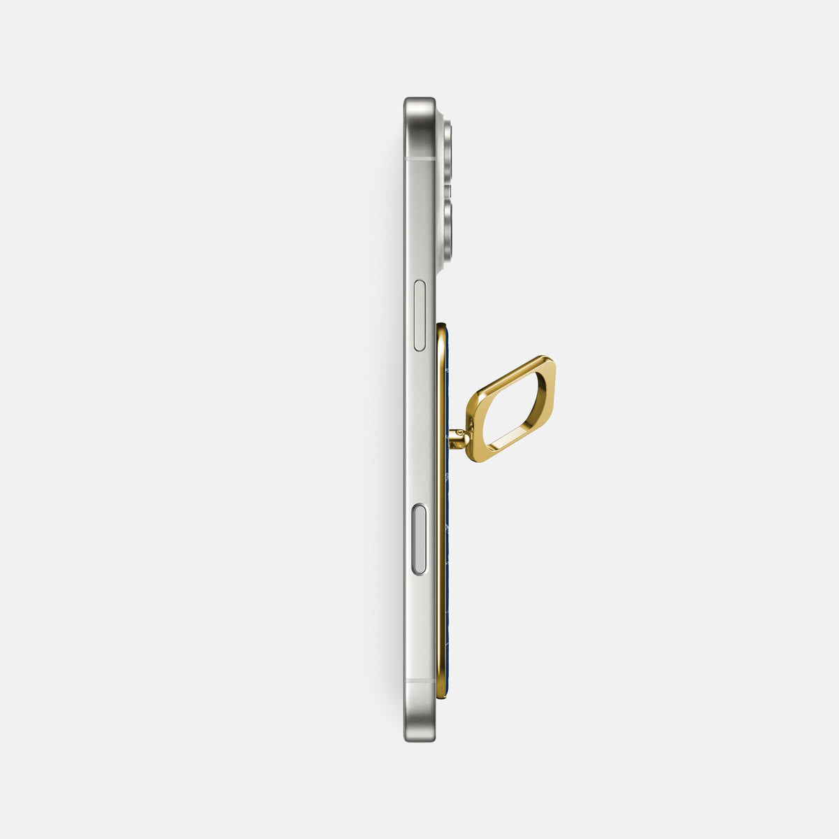 MagSafe Ring For iPhone 18 Pro Max In Shiny Alligator -3 | Mediterranean-Gold