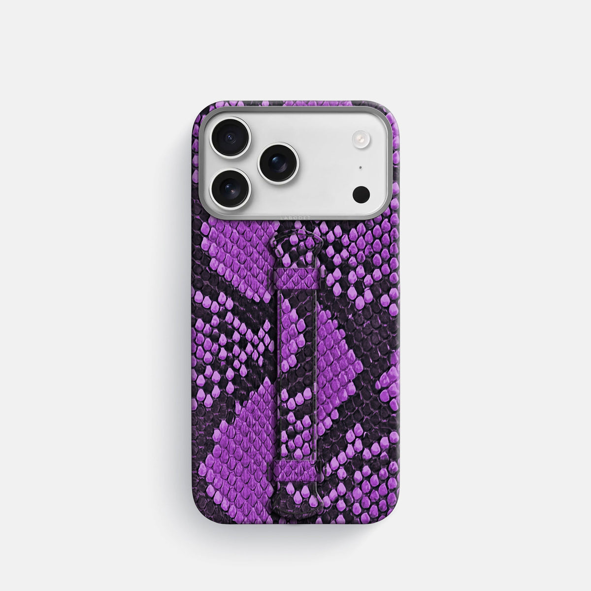 Center Handle For iPhone 18 Pro In Deluxe Python -1 | Purple-Steel