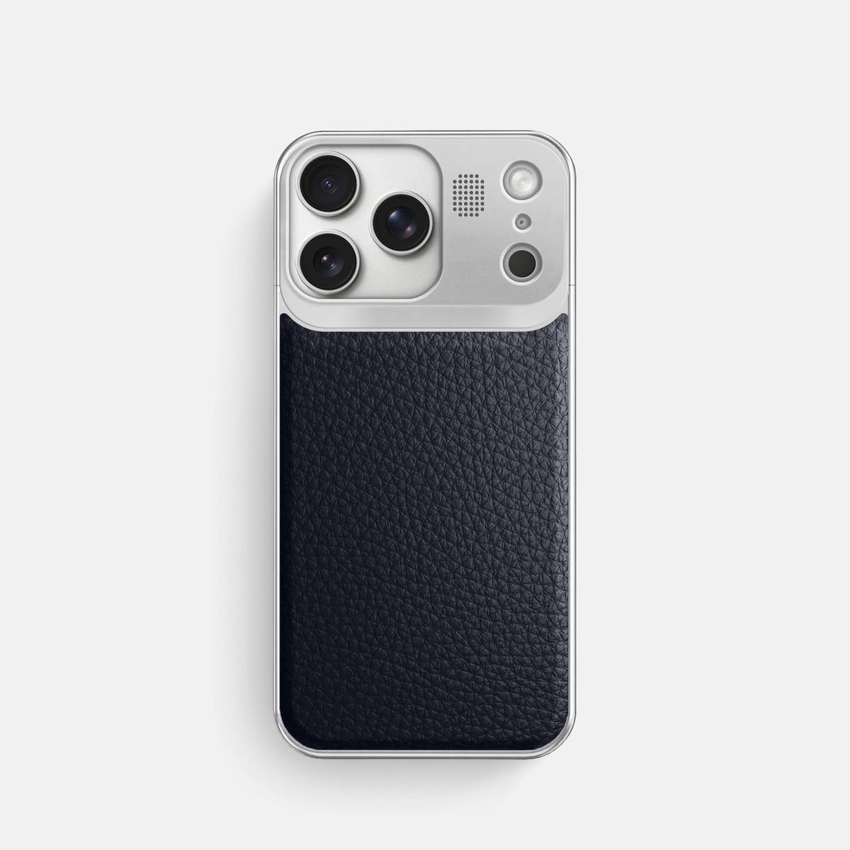 Metal Case For iPhone 17 Pro In Calf -1 | Marine-Steel