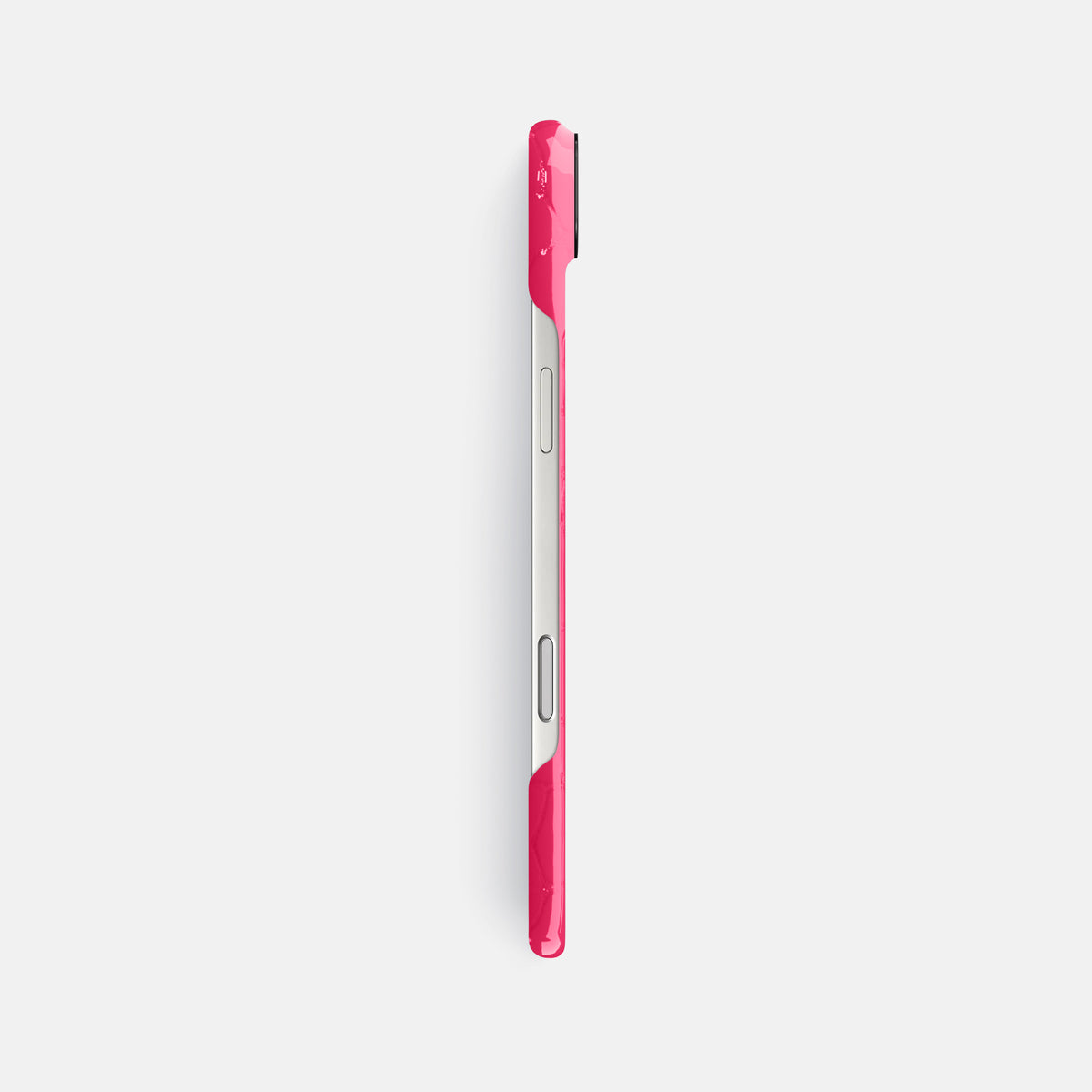 Classic Case For iPhone 17 Air In Shiny Alligator -3 | Pink-Panther-Black