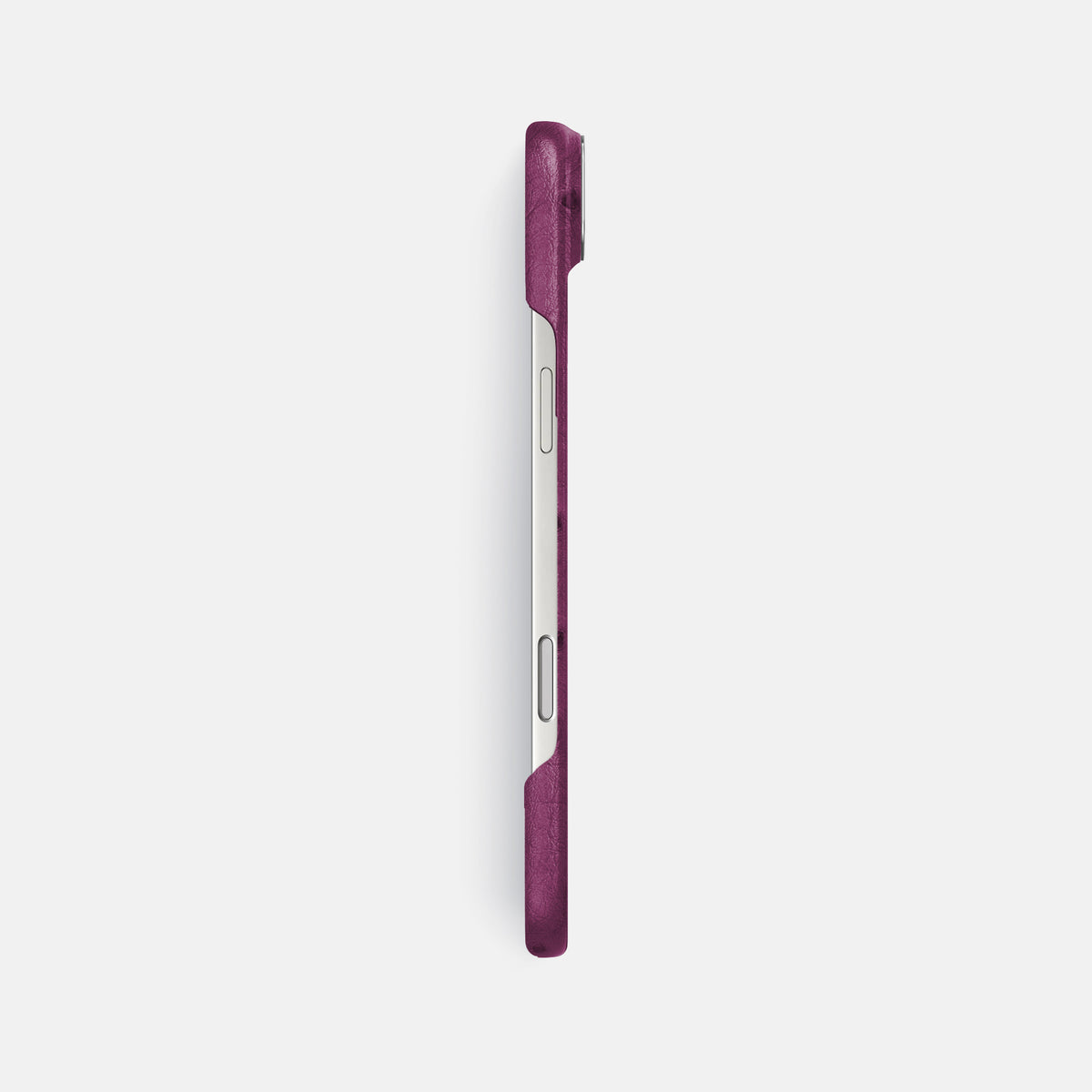 Classic Case For iPhone 17 Air In Ostrich -3 | Purple-Steel