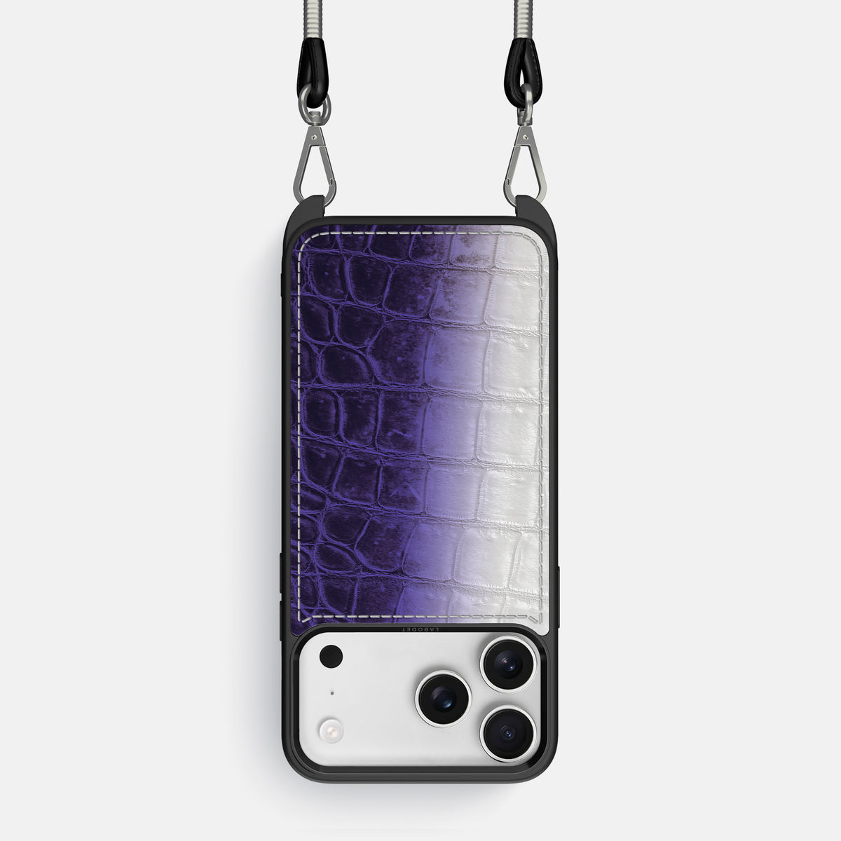 Crossbody Sport Case For iPhone 17 Pro In Himalayan Crocodile -1 | Purple