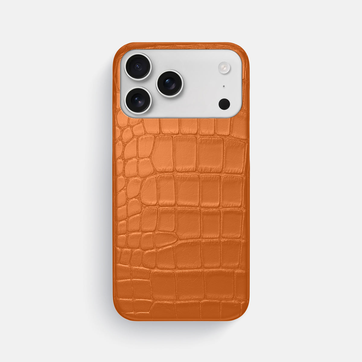 Slim Case For iPhone 17 Pro Max In Alligator -1 | Orange