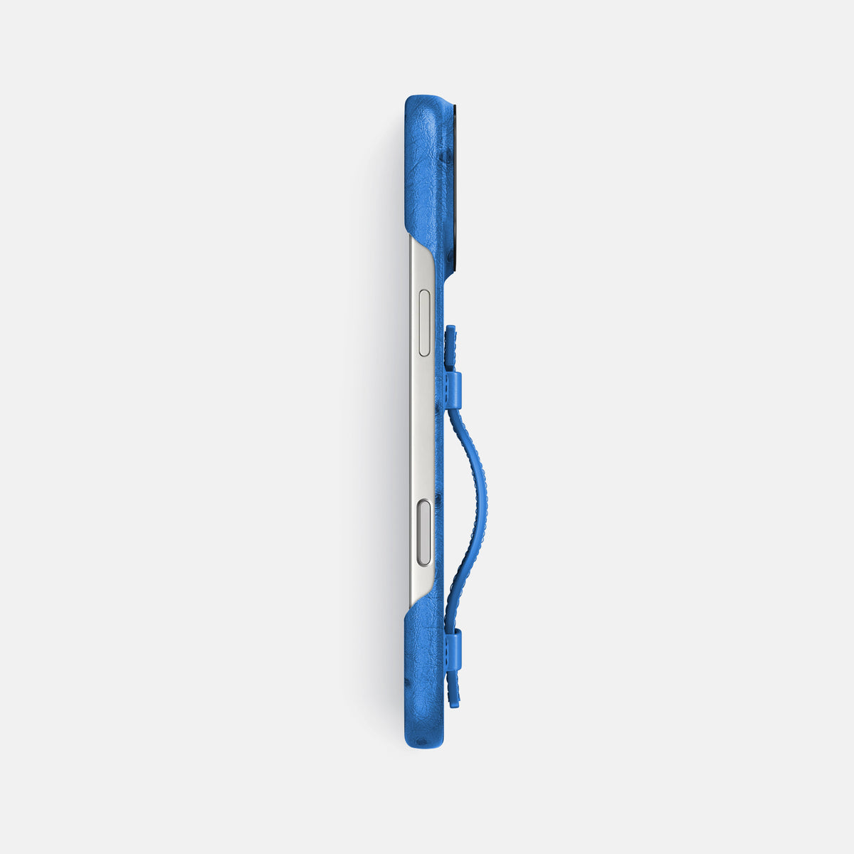 Handle Case For iPhone 17 Pro Max In Ostrich -3 | Royal-Blue-Black