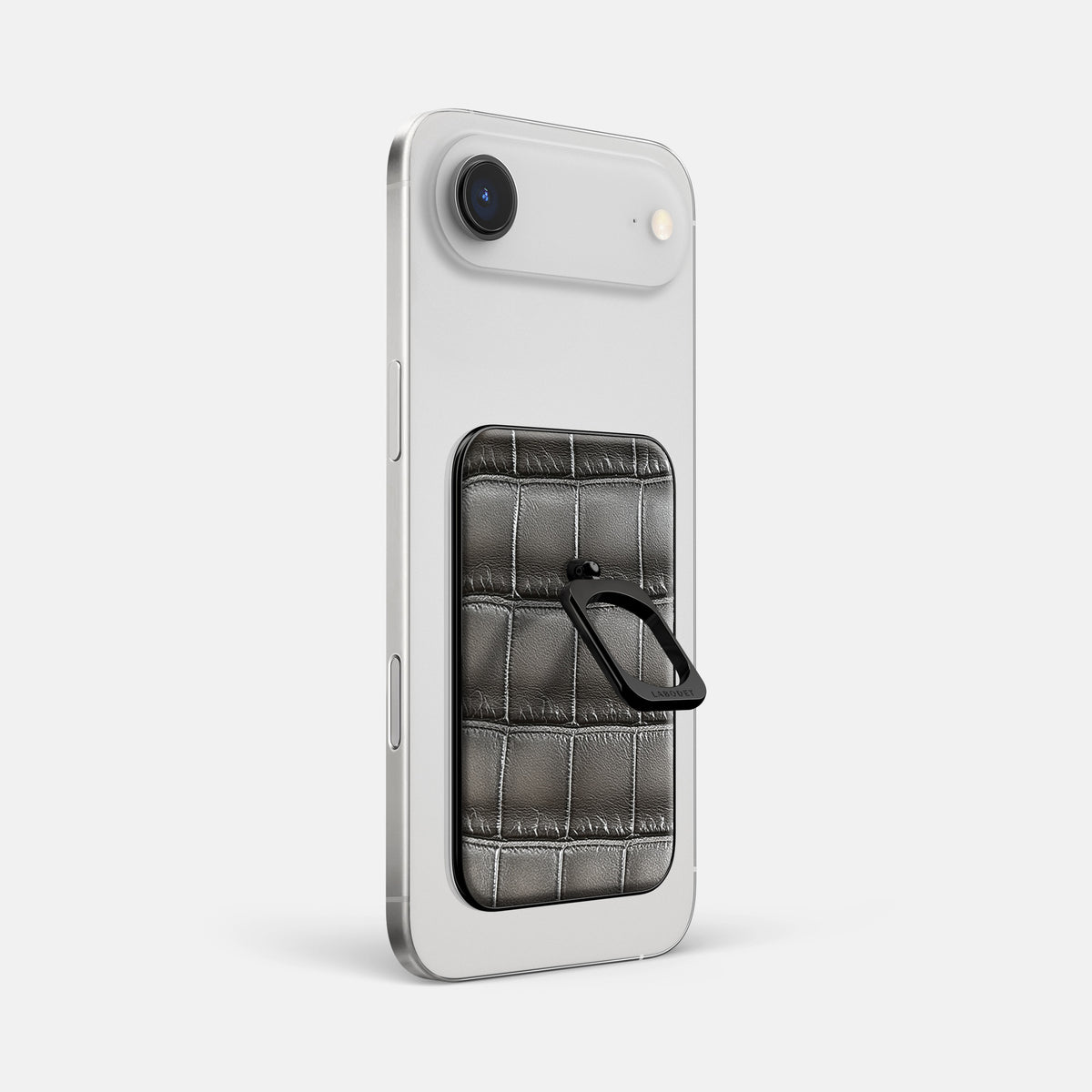 MagSafe Ring For iPhone 17 Air In Patina Alligator -1 | Grey-Black