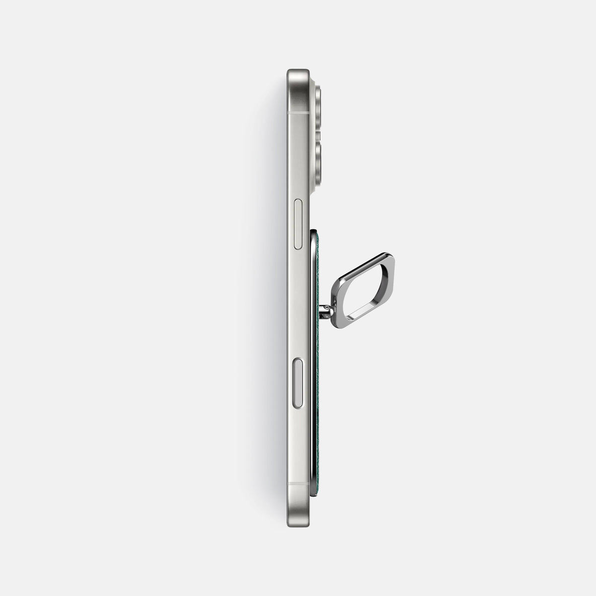 MagSafe Ring For iPhone 17 Pro Max In Ostrich -3 | Forest-Green-Steel