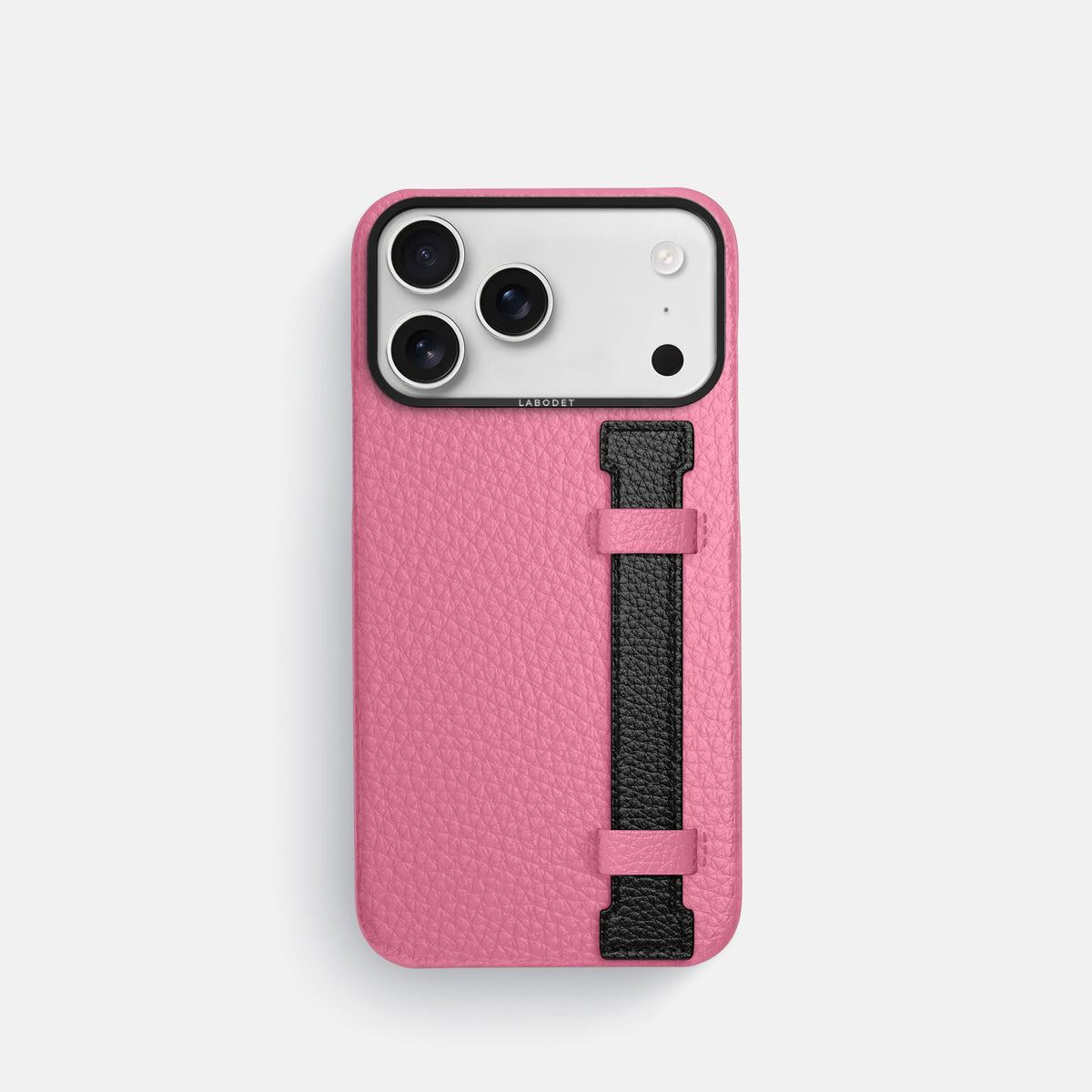 Handle Case Coloré For iPhone 18 Pro In Calf -1 | Pink-Black
