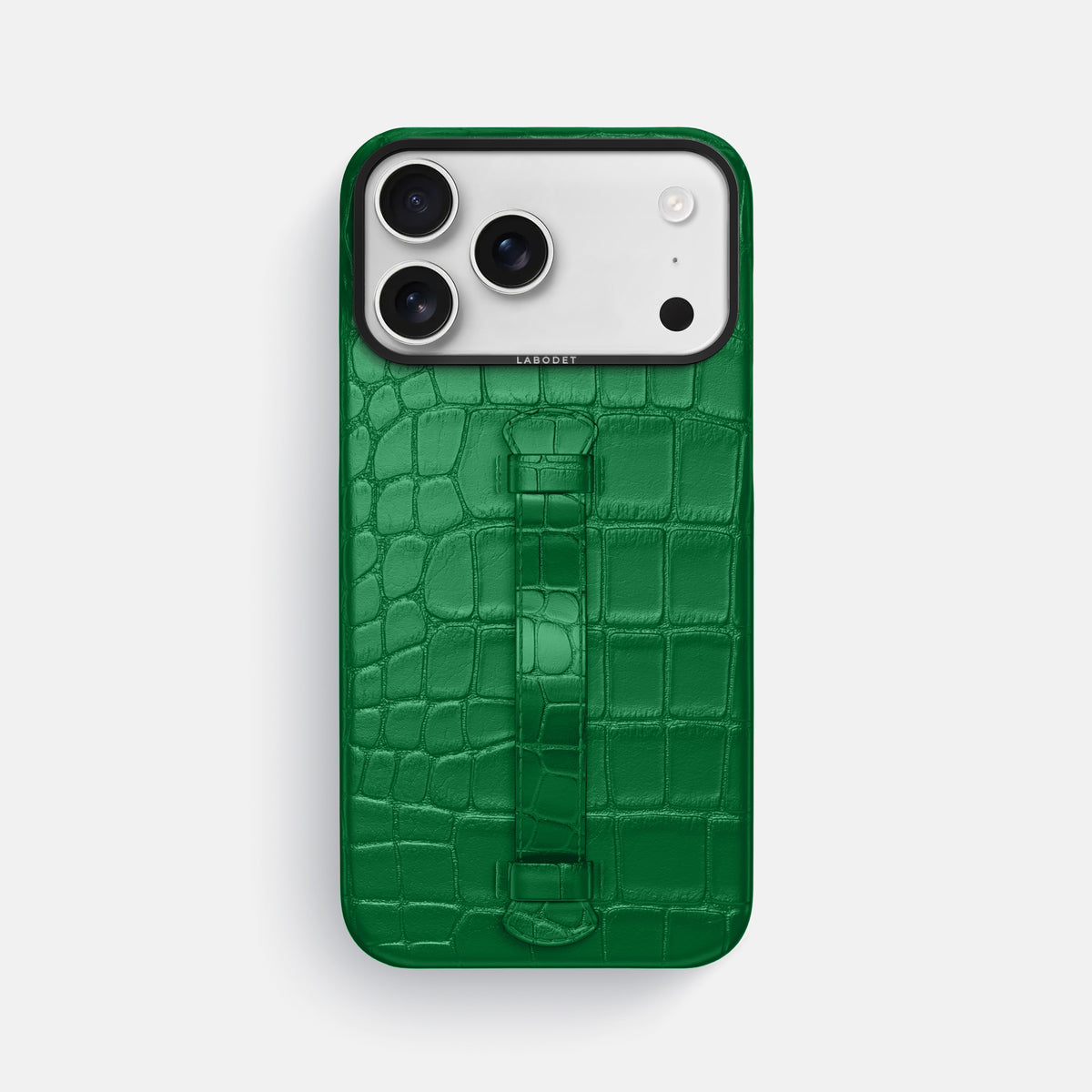 Center Handle For iPhone 17 Pro Max In Alligator -2 | Forest-Green-Black