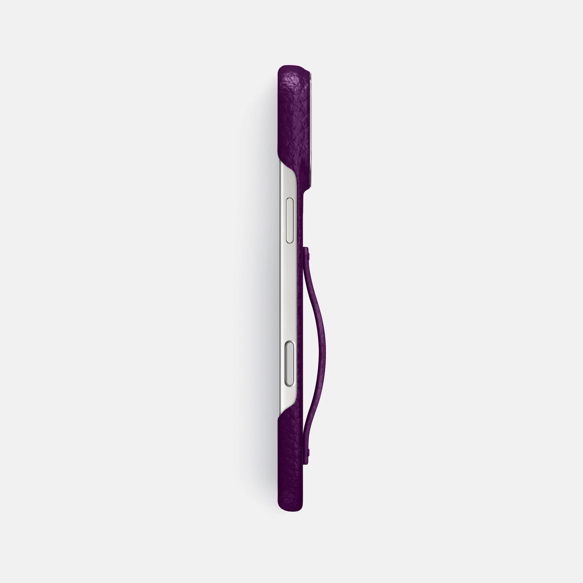 Finger Case For iPhone 18 Pro Max In Calf -3 | Violet-Steel