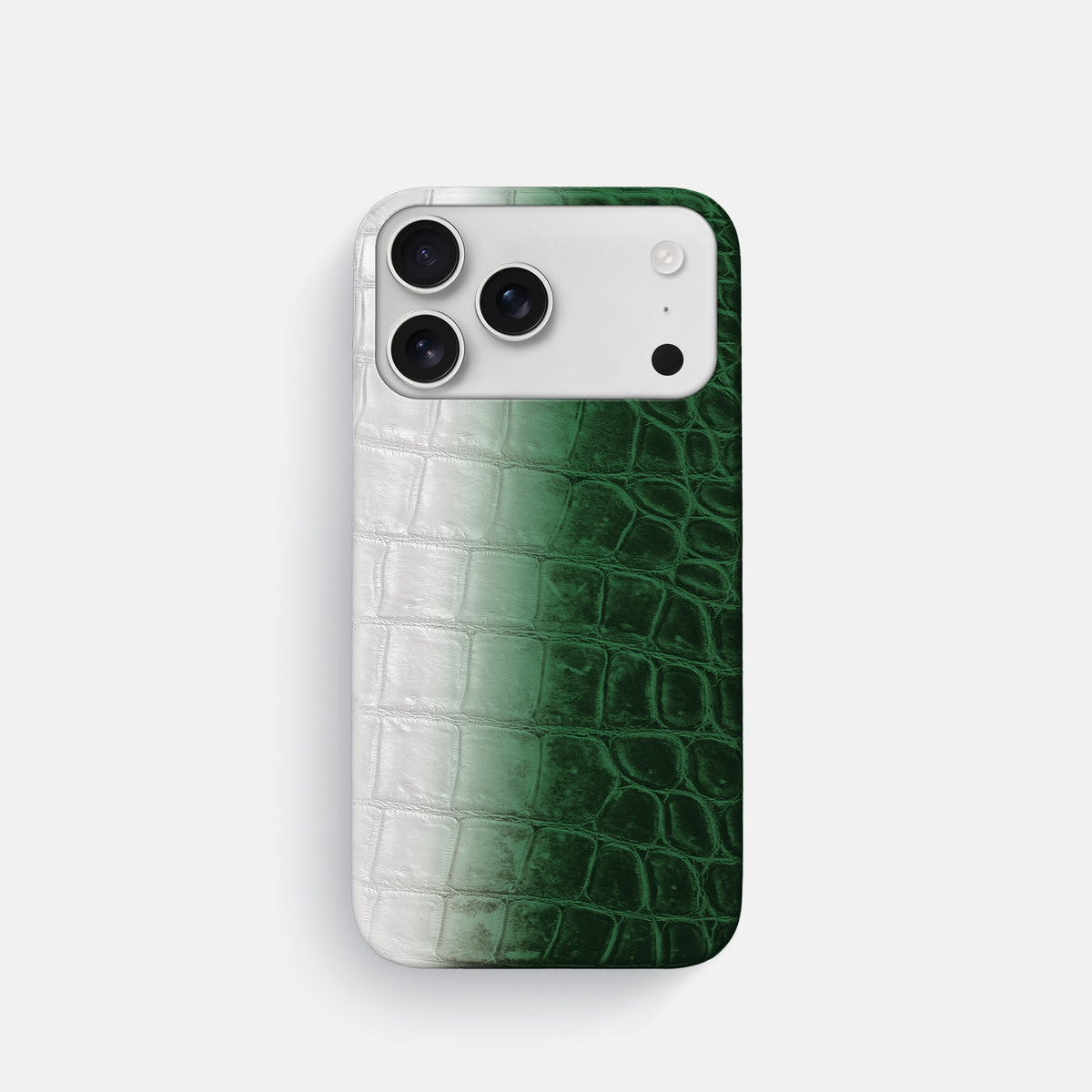 Slim Case For iPhone 18 Pro In Himalayan Crocodile -1 | Green
