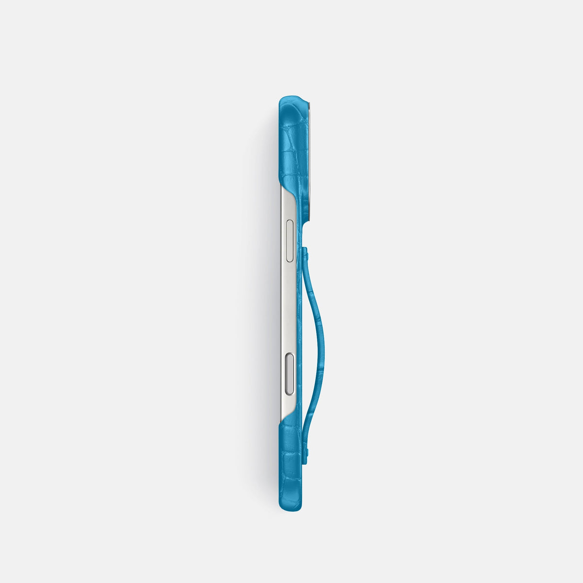 Finger Case For iPhone 18 Pro In Alligator -3 | Curaçao-Blue-Steel