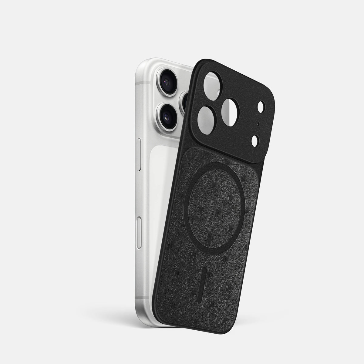 MagSafe Mask For iPhone 17 Pro In Ostrich -1 | Black