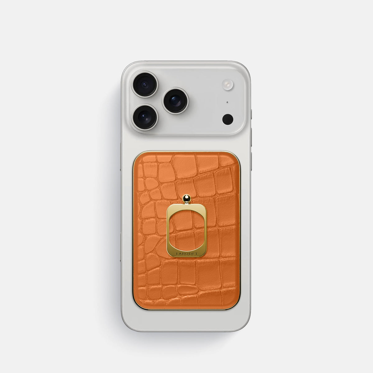 MagSafe Ring For iPhone 18 Pro In Alligator -1 | Orange-Gold