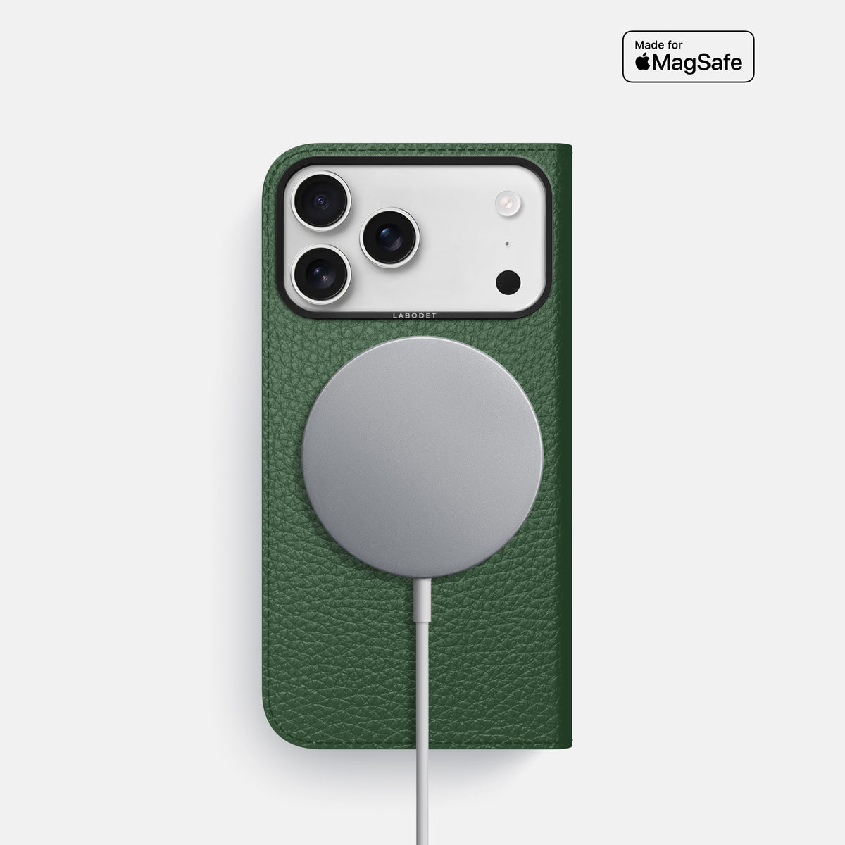 Folio Case For iPhone 17 Pro In Calf -3 | Dark-Green-Black