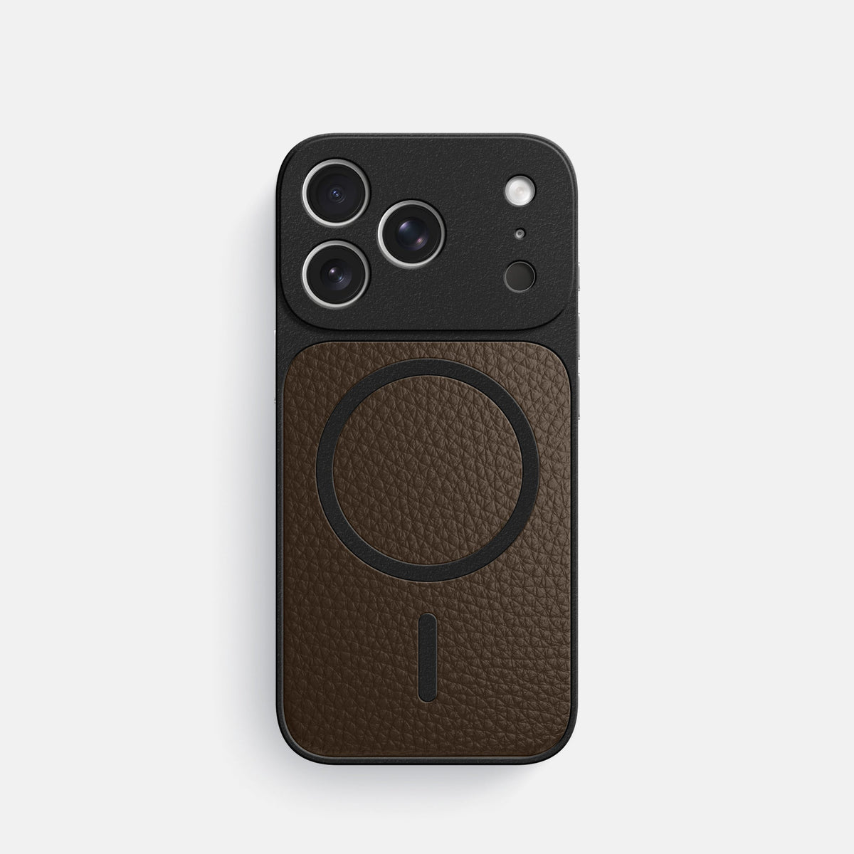 MagSafe Mask For iPhone 18 Pro In Calf -3 | Dark-Brown
