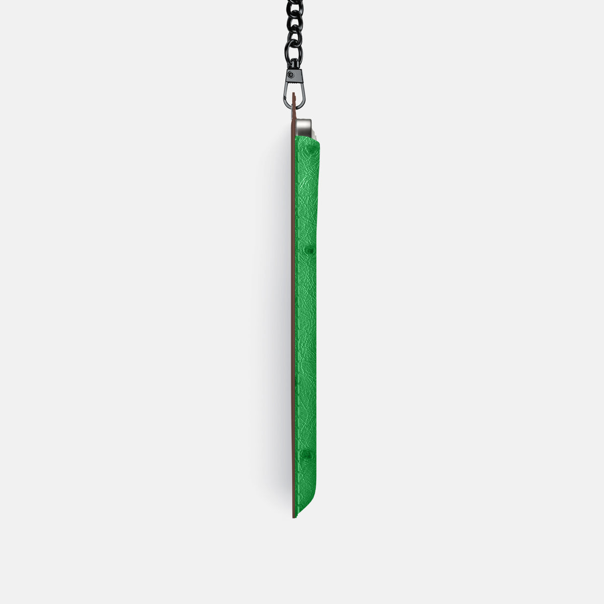 Crossbody Bag For iPhone 17 Pro In Ostrich -4 | Kentucky-Green-Black