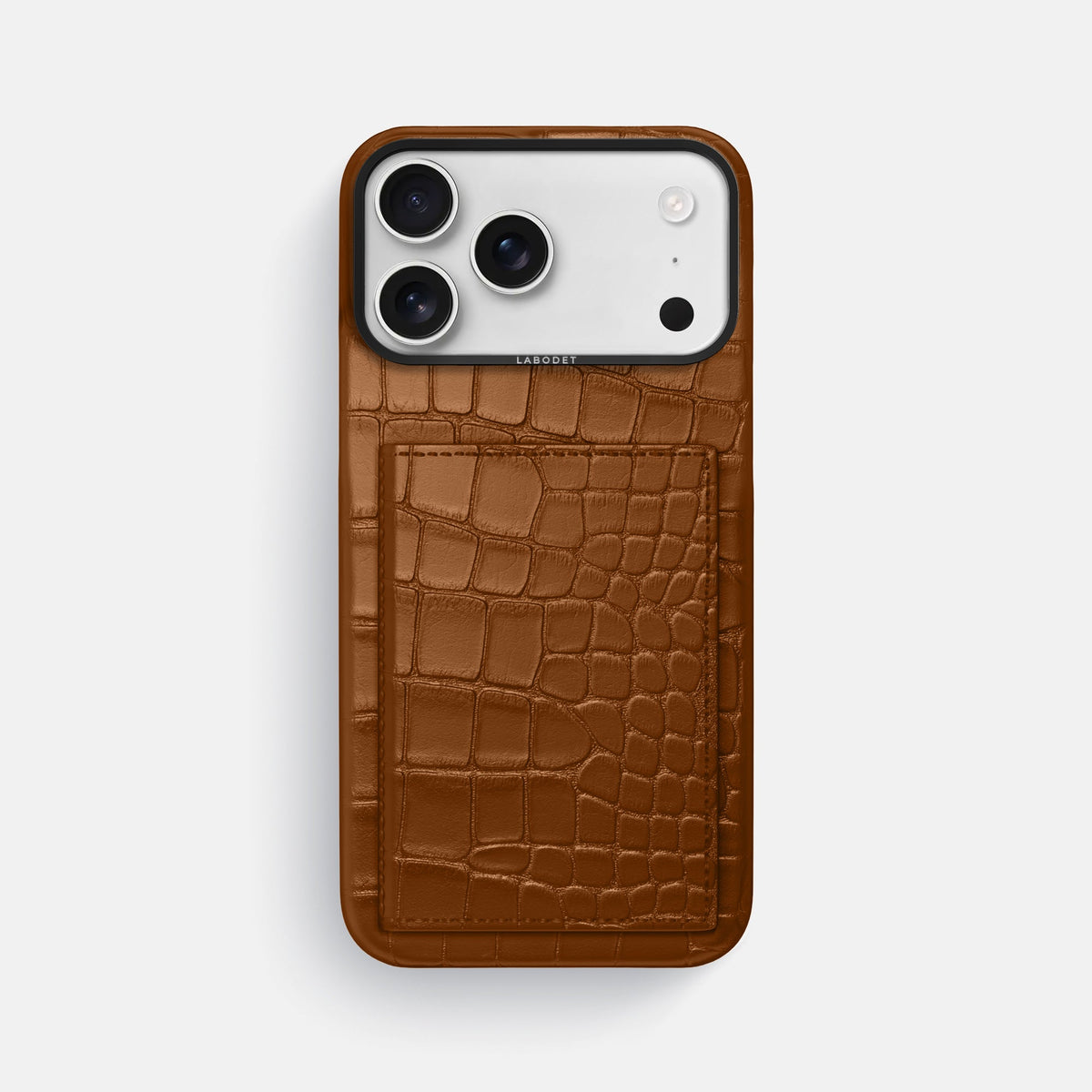 Bi-Fold Case For iPhone 18 Pro Max In Alligator -1 | Honey-Black