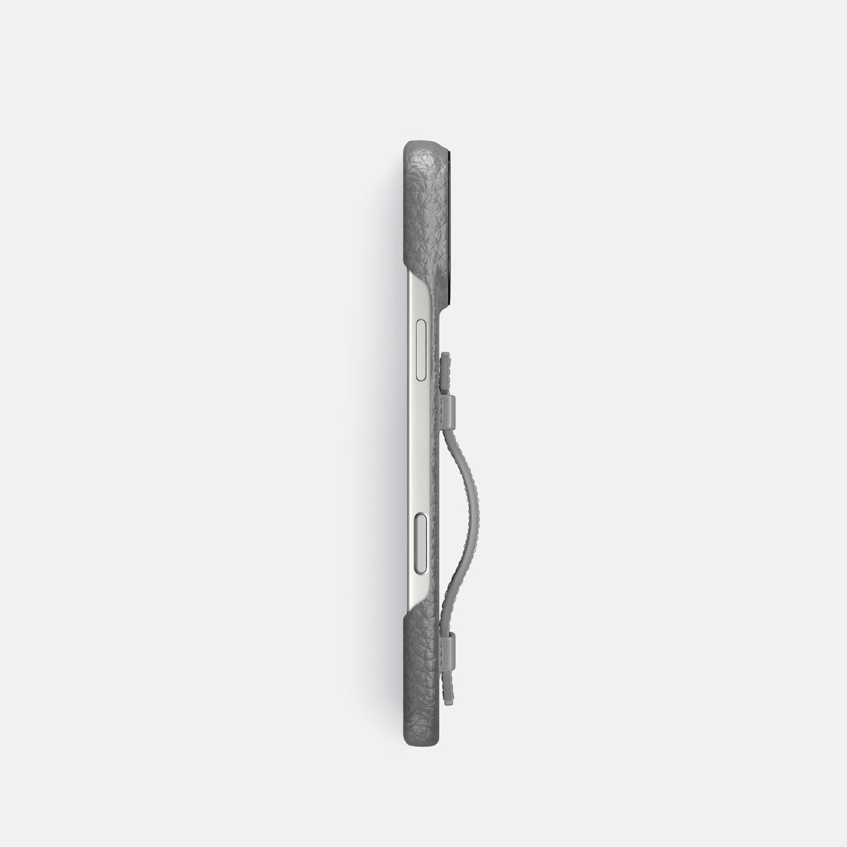 Handle Case For iPhone 17 Pro In Calf -3 | Souris-Black